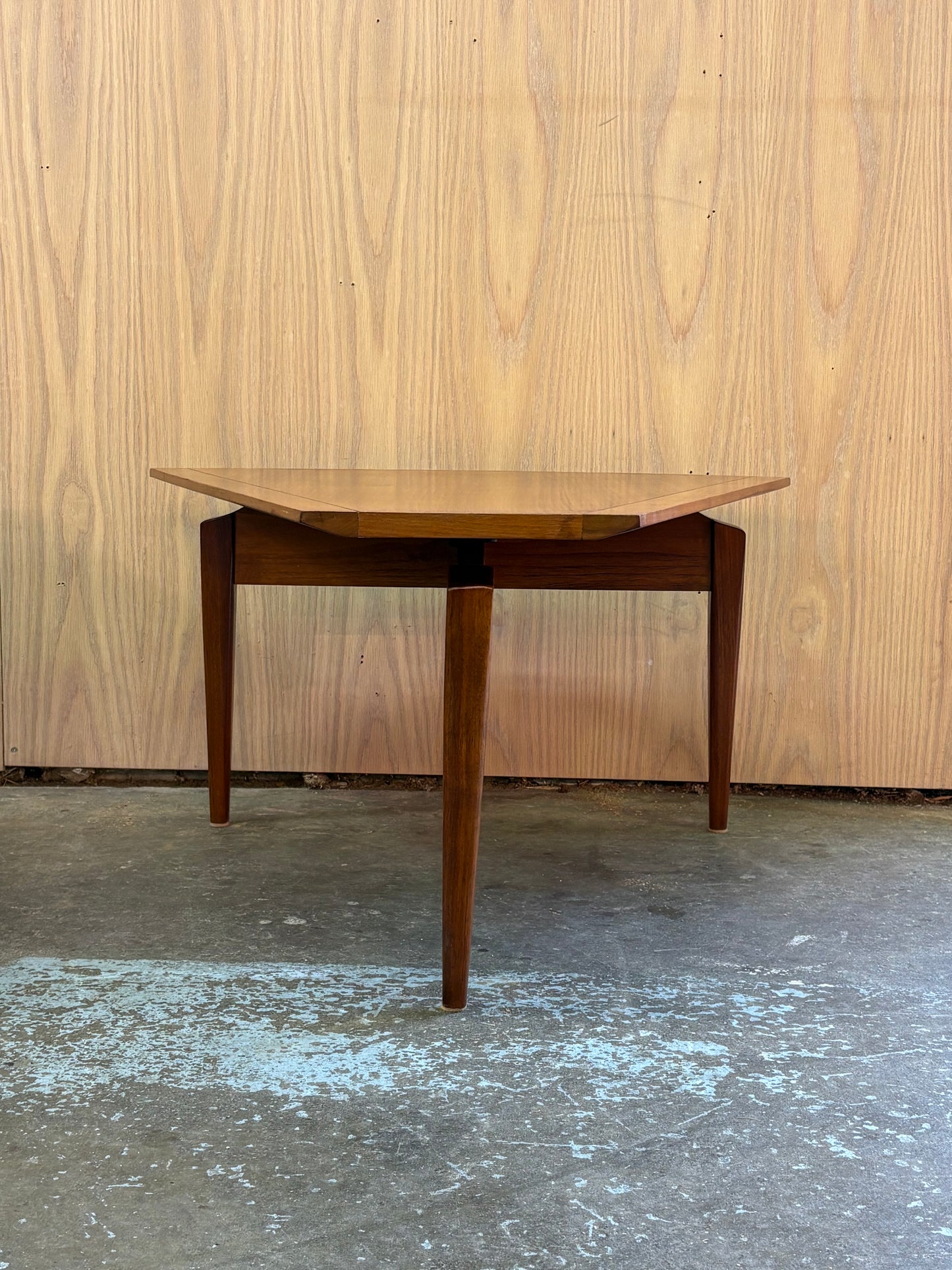 Pair of 1960s Walnut Side  End Tables