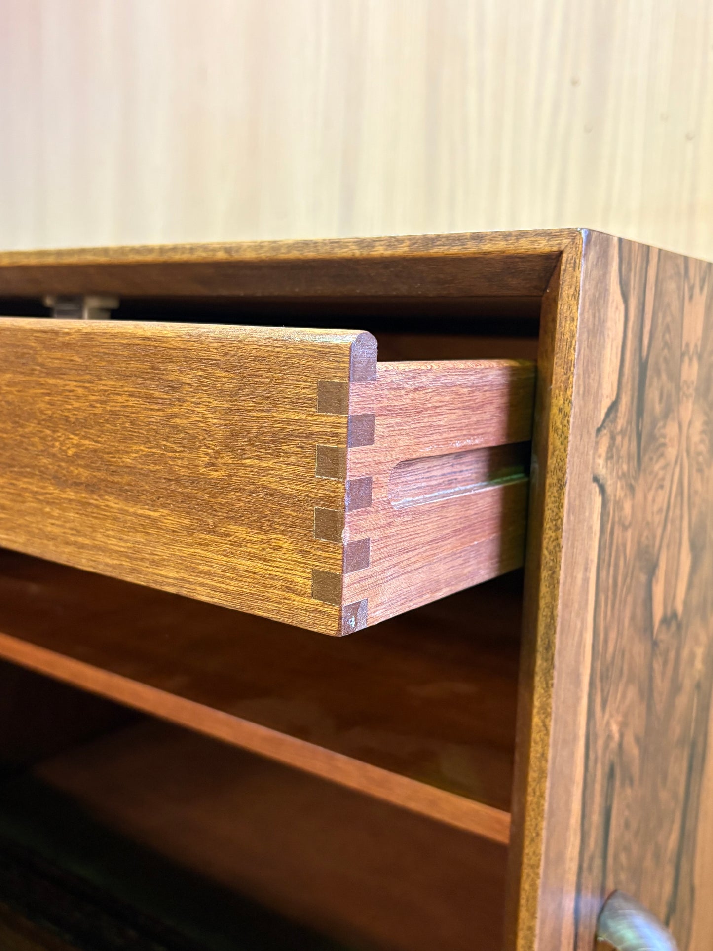 Pair of Brazilian Rosewood Nightstands by Jørgen Clausen for Brande Møbelfabrik