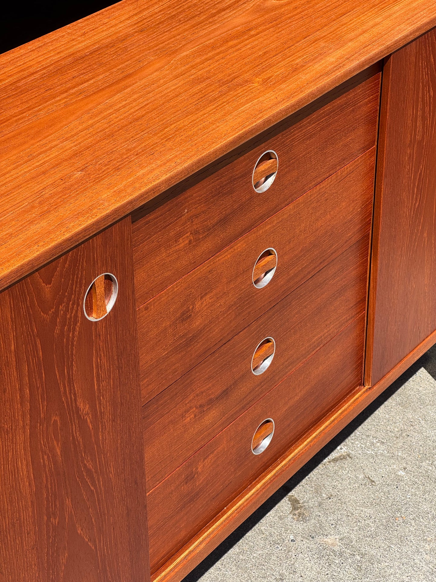 1960s Credenza by Bräntorps Industrier in teak