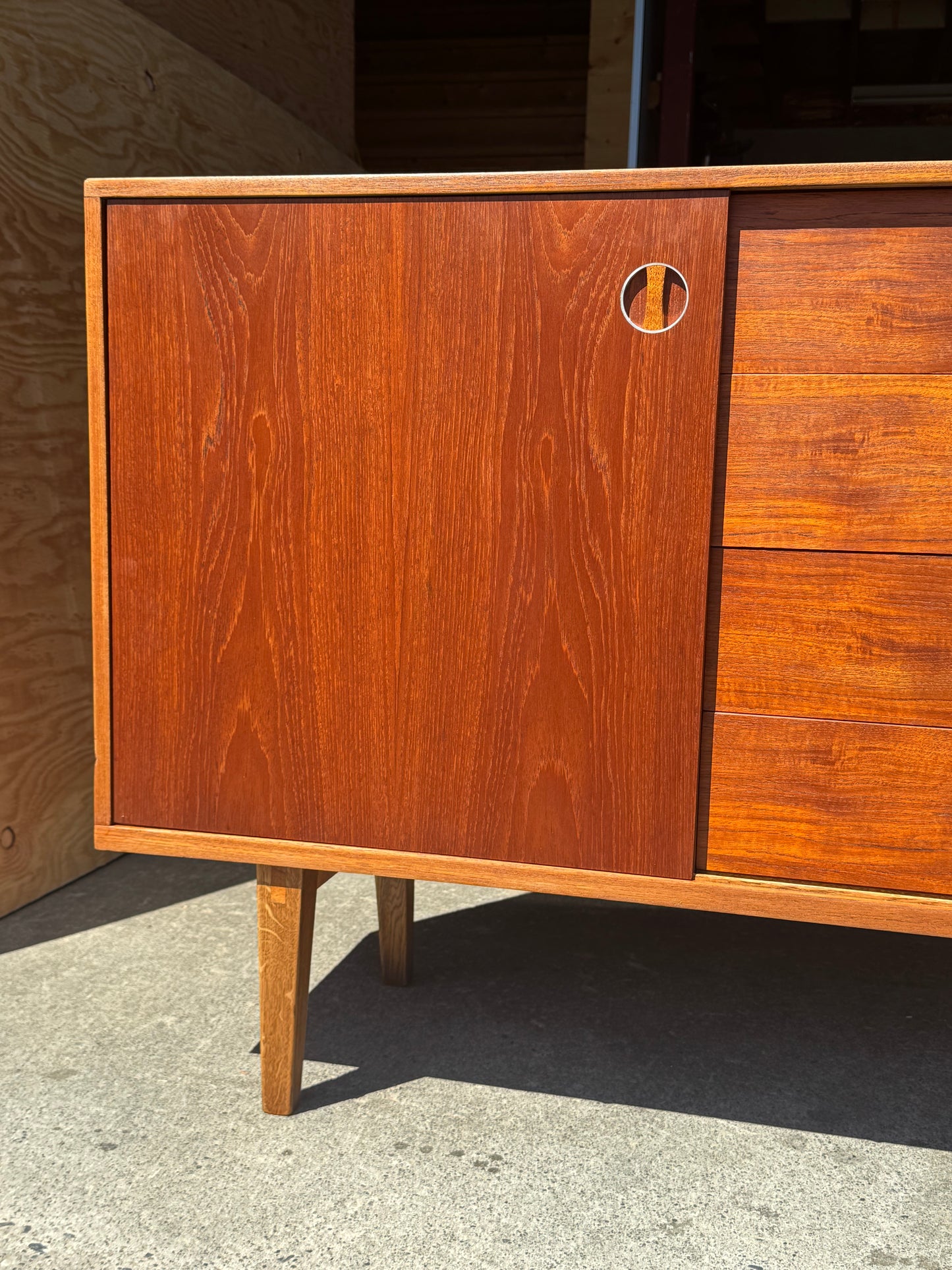 1960s Credenza by Bräntorps Industrier in teak