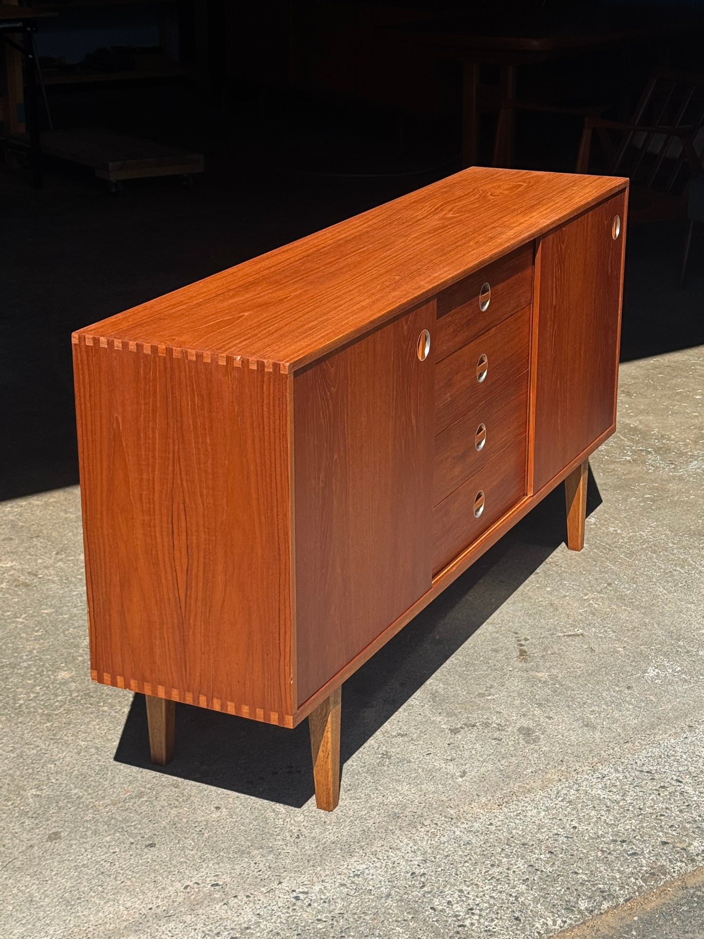 1960s Credenza by Bräntorps Industrier in teak