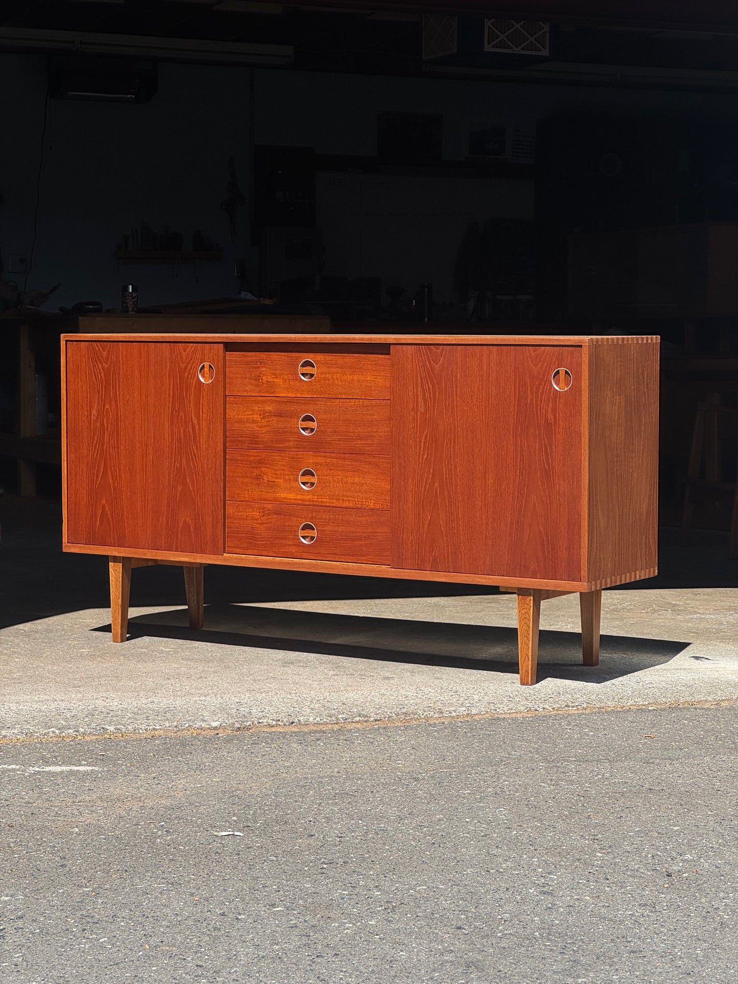 1960s Credenza by Bräntorps Industrier in teak