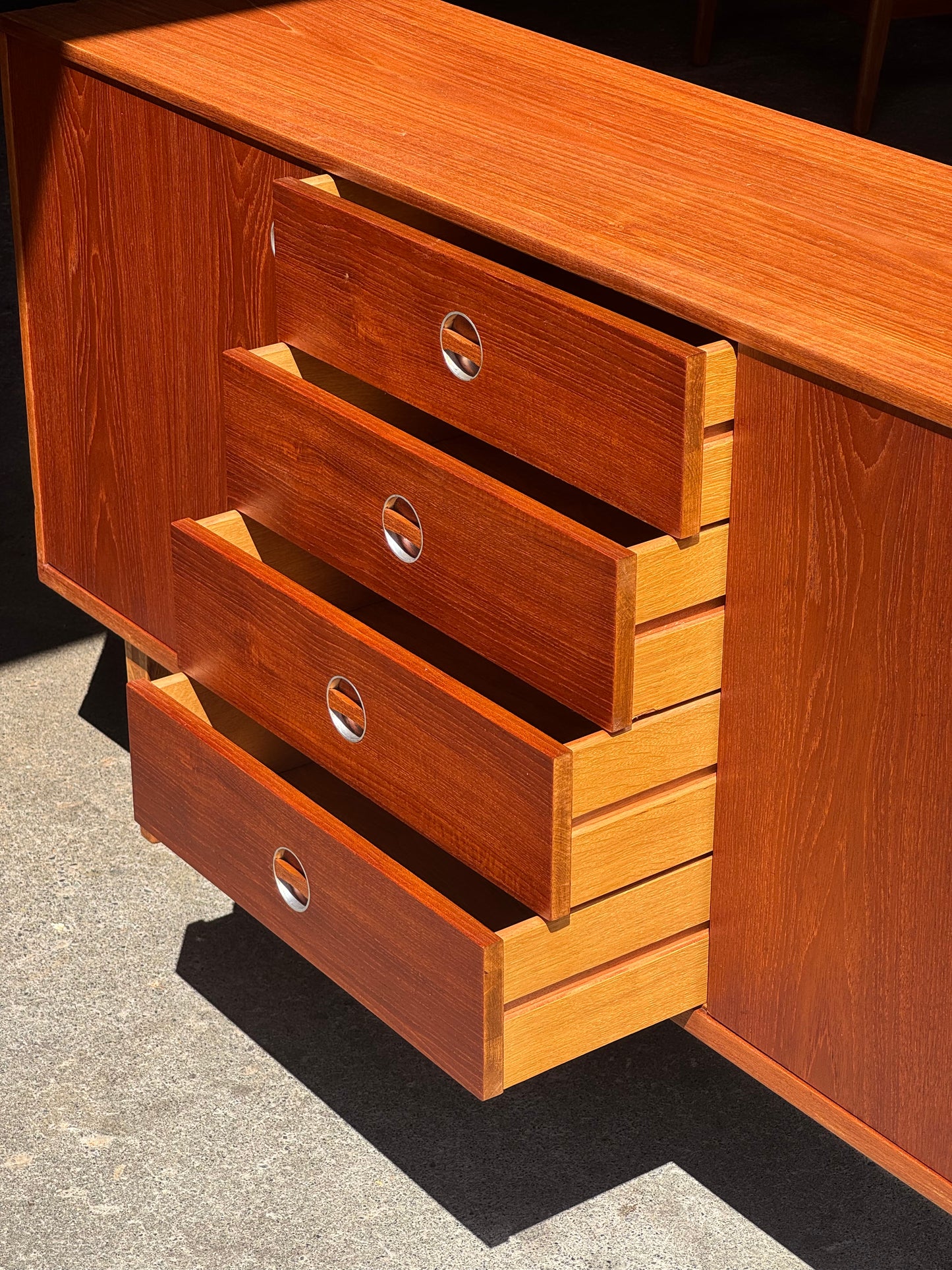 1960s Credenza by Bräntorps Industrier in teak