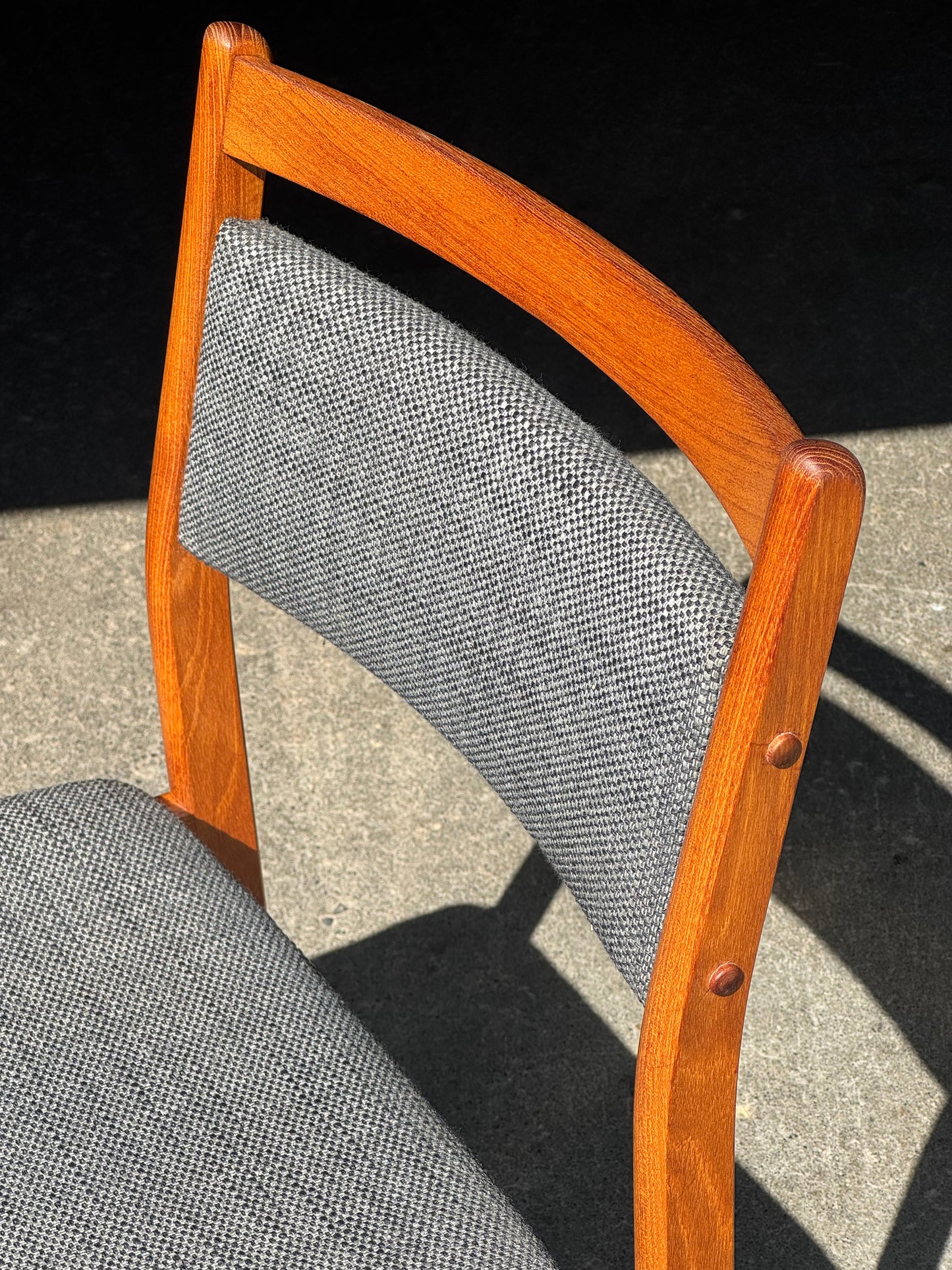 1960s Dining Chairs by Nordic Furniture in teak