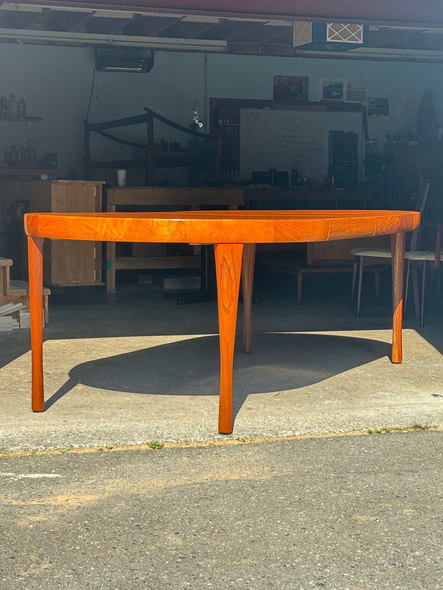 1960s Expandable Dining Table by Ib Kofod-Larsen for Faarup Mobelfabrik in teak