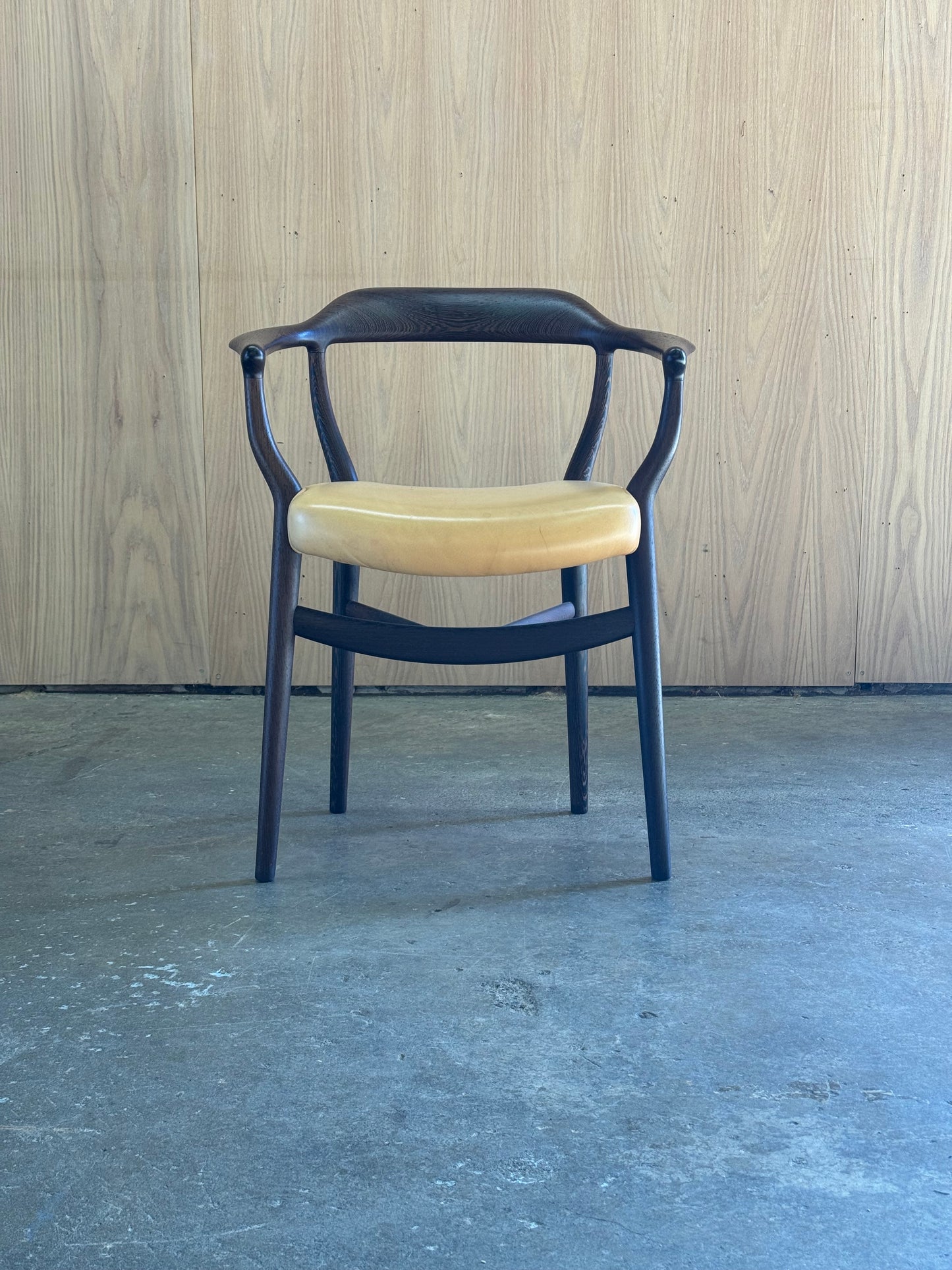 44 Chair by Finn Juhl for Onecollection in wenge and leather