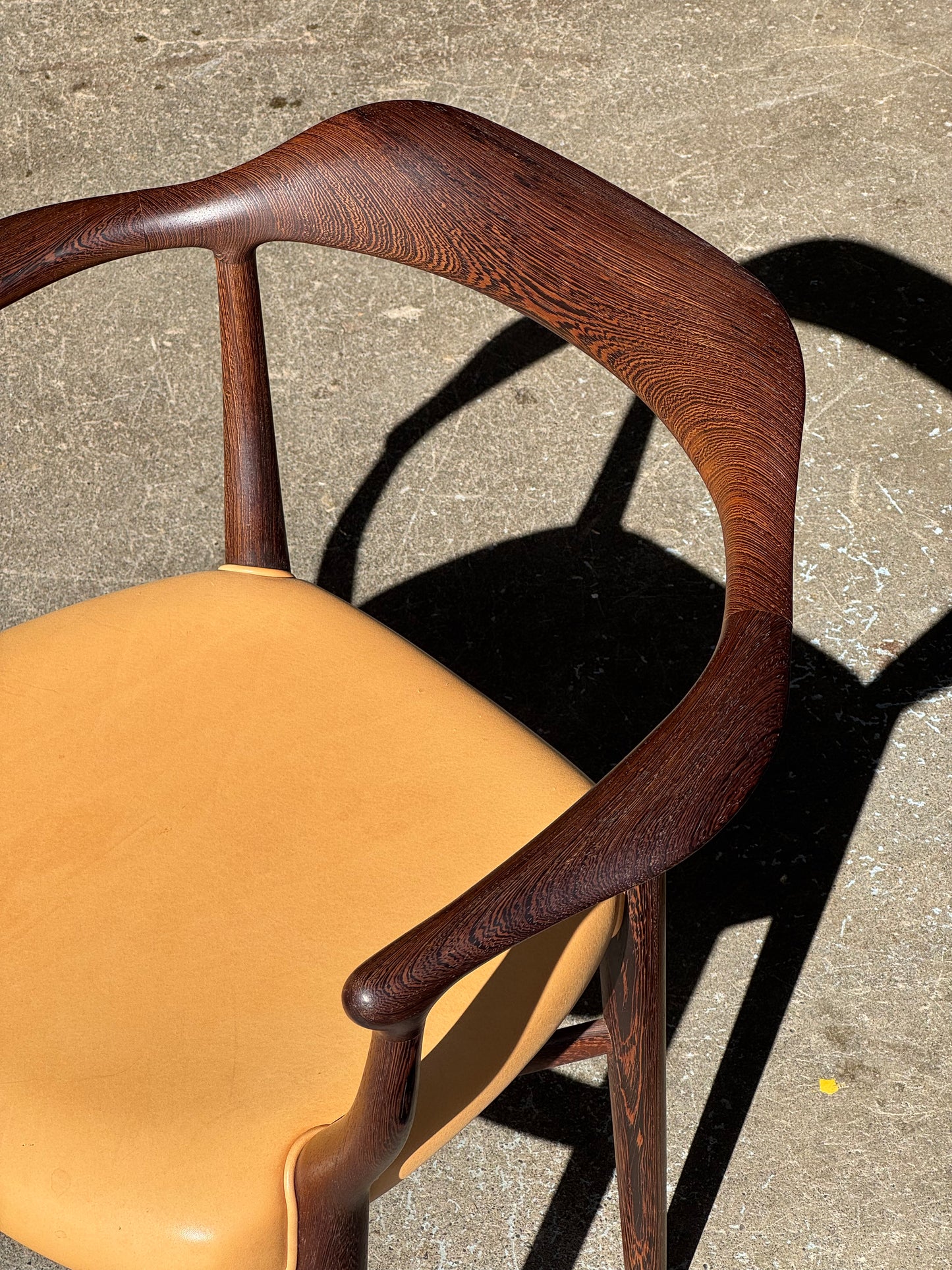 44 Chair by Finn Juhl for Onecollection in wenge and leather