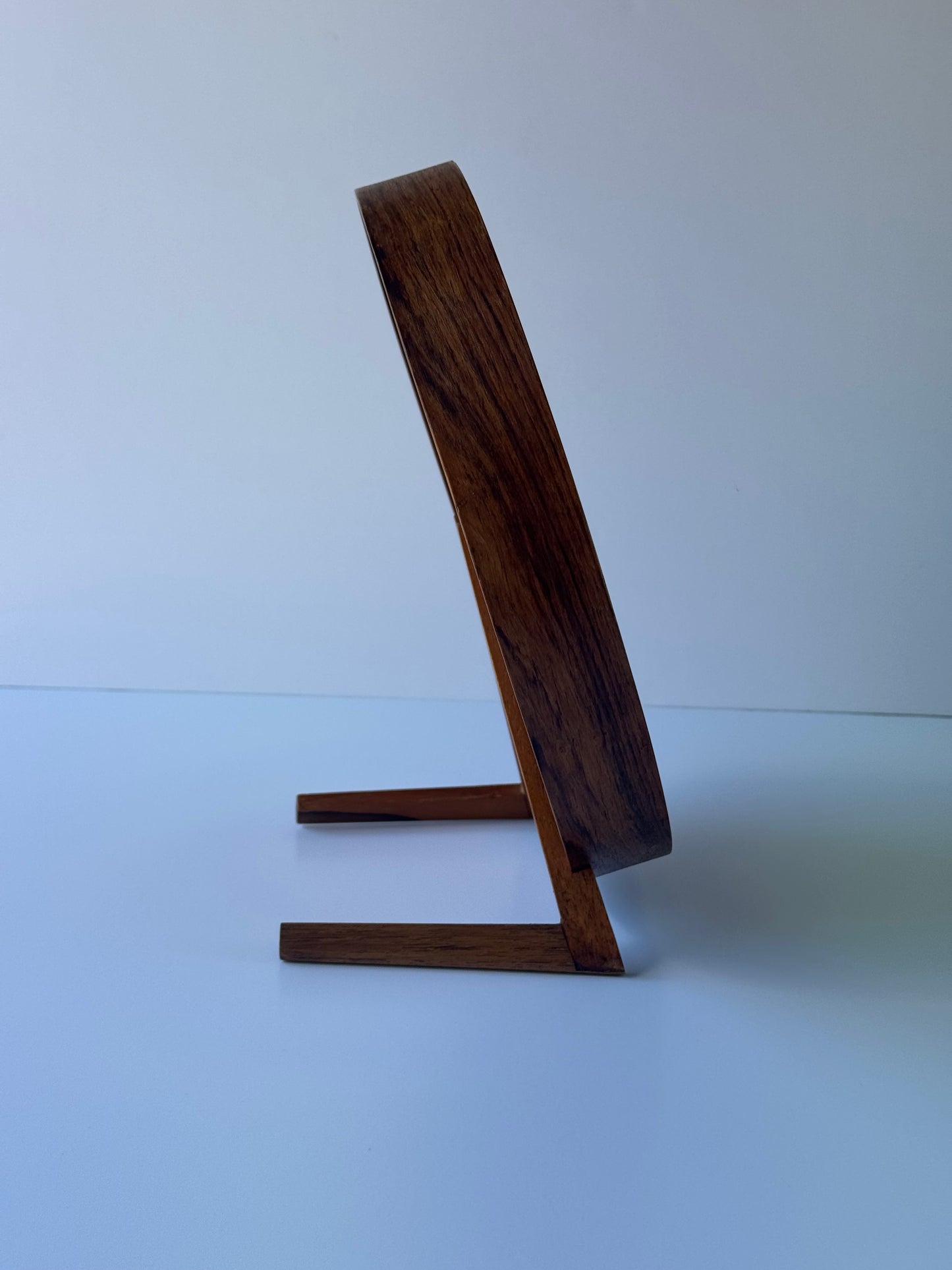 1960s Table Mirror Attributed to Nils Troed for Glasmäster in rosewood