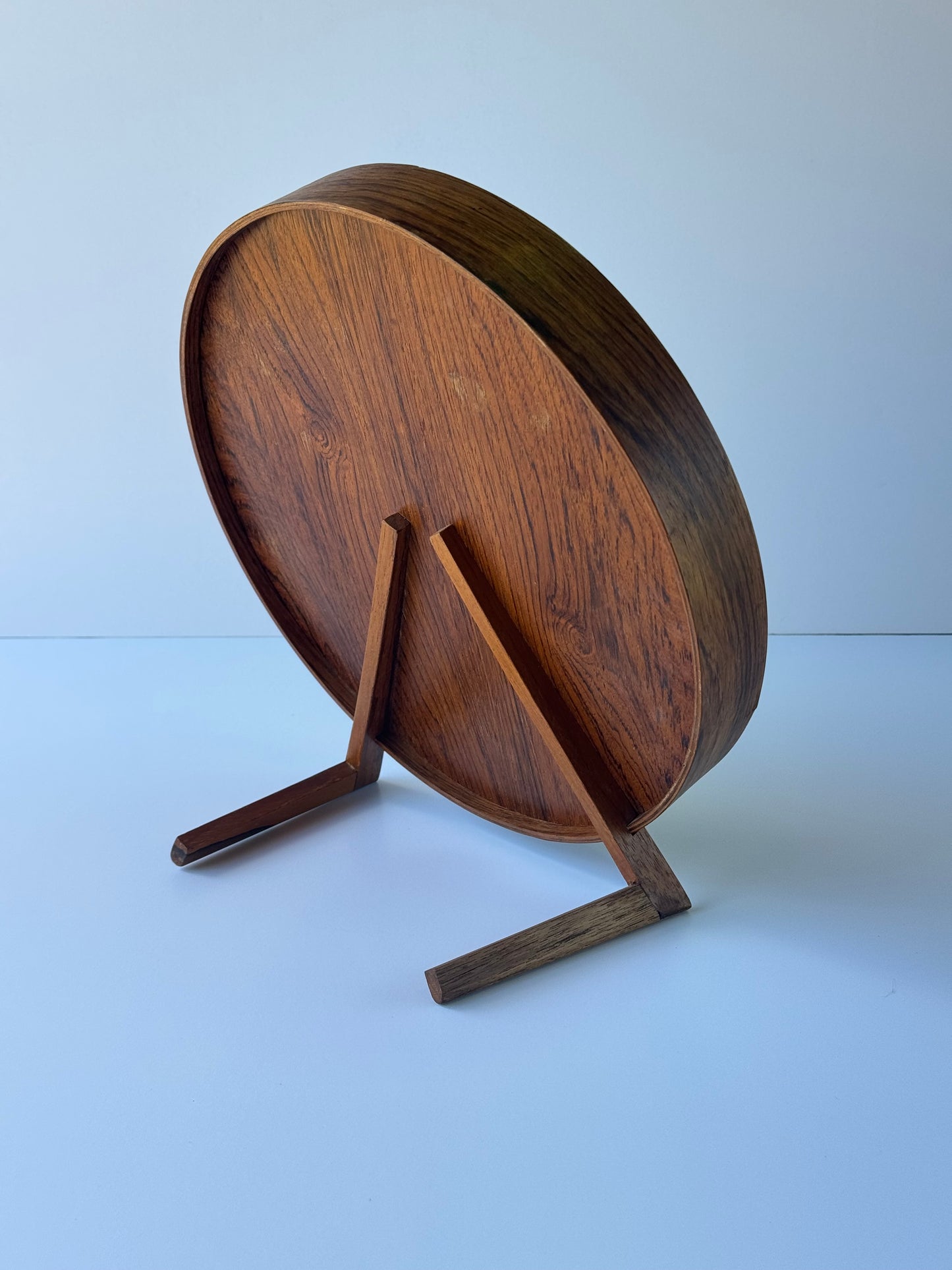 1960s Table Mirror Attributed to Nils Troed for Glasmäster in rosewood