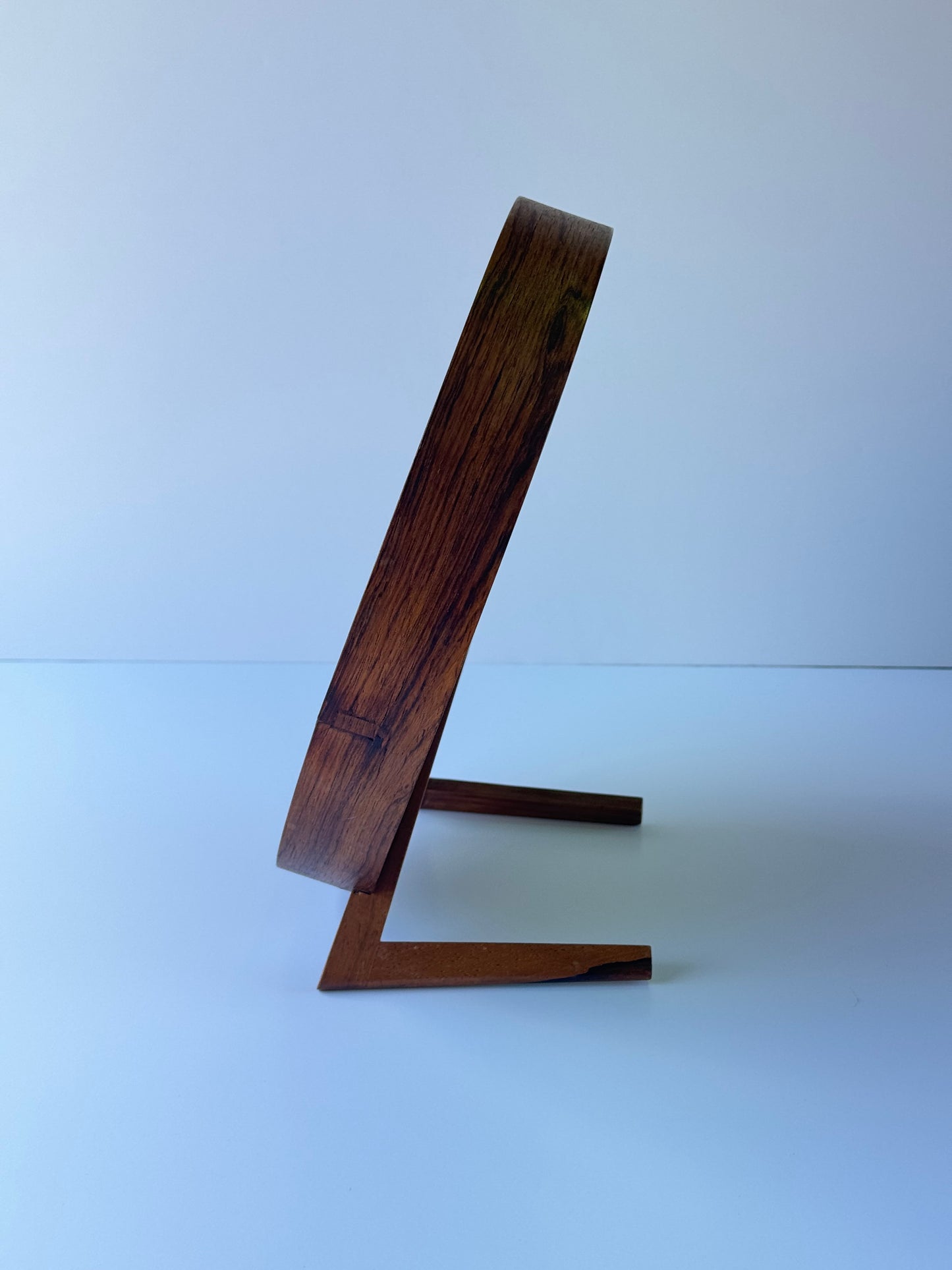 1960s Table Mirror Attributed to Nils Troed for Glasmäster in rosewood