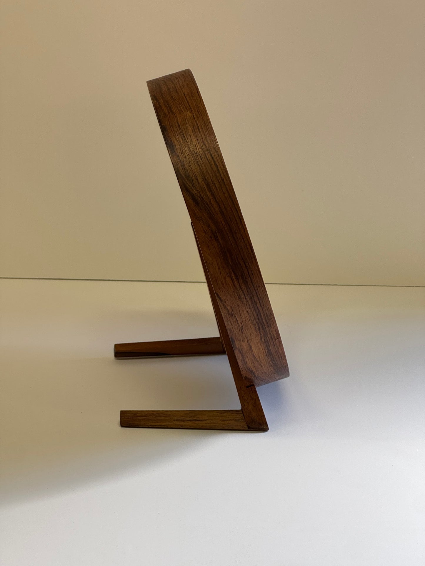 1960s Table Mirror Attributed to Nils Troed for Glasmäster in rosewood