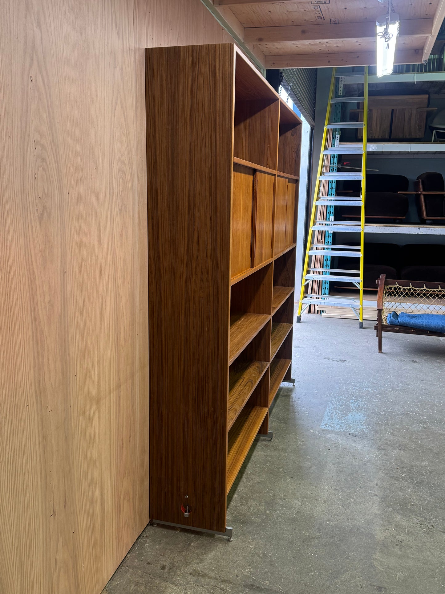 1960s RY Wall Unit by Hans J. Wegner for Ry Mobler in teak (2 modules)