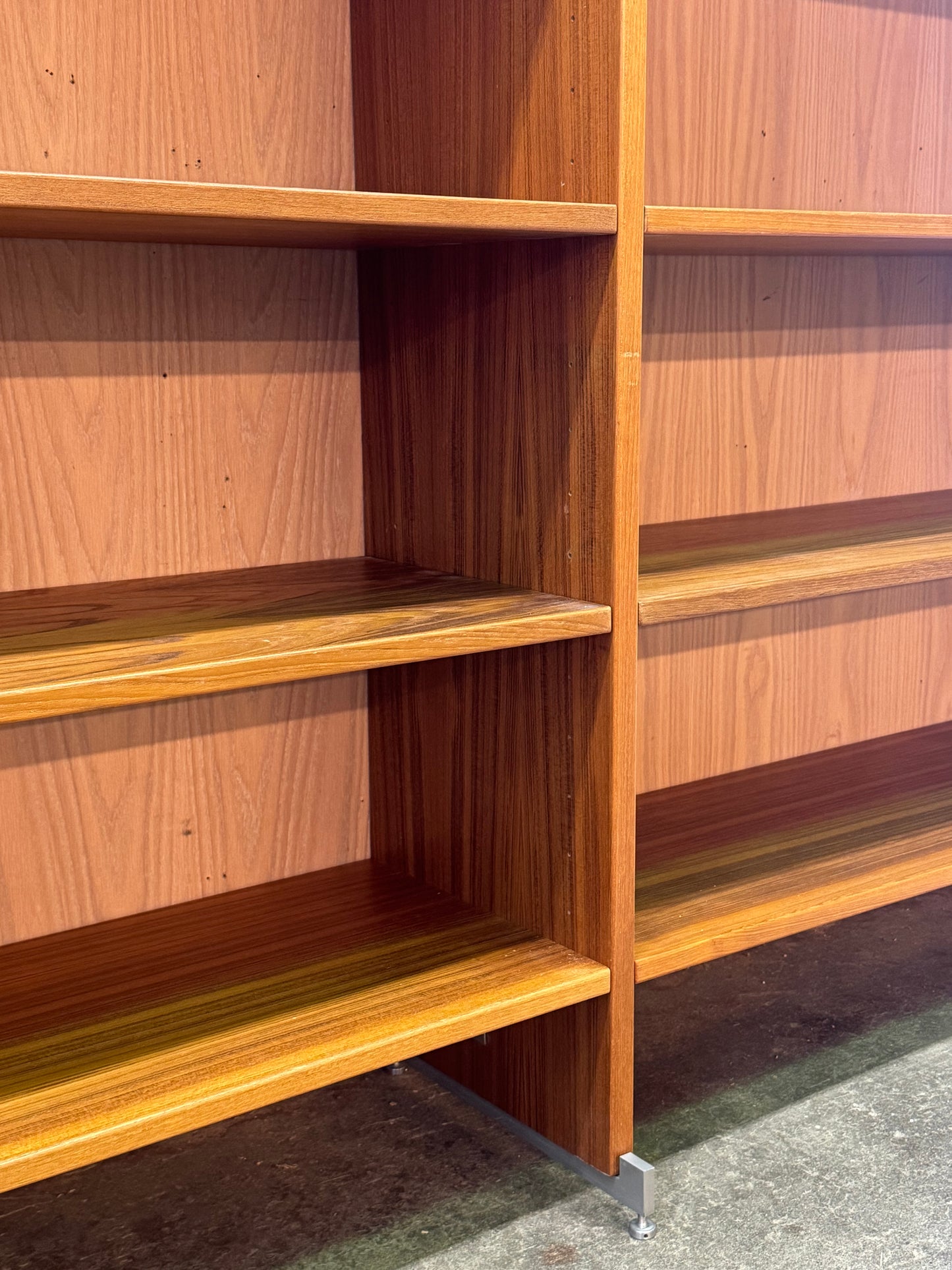 1960s RY Wall Unit by Hans J. Wegner for Ry Mobler in teak (2 modules)