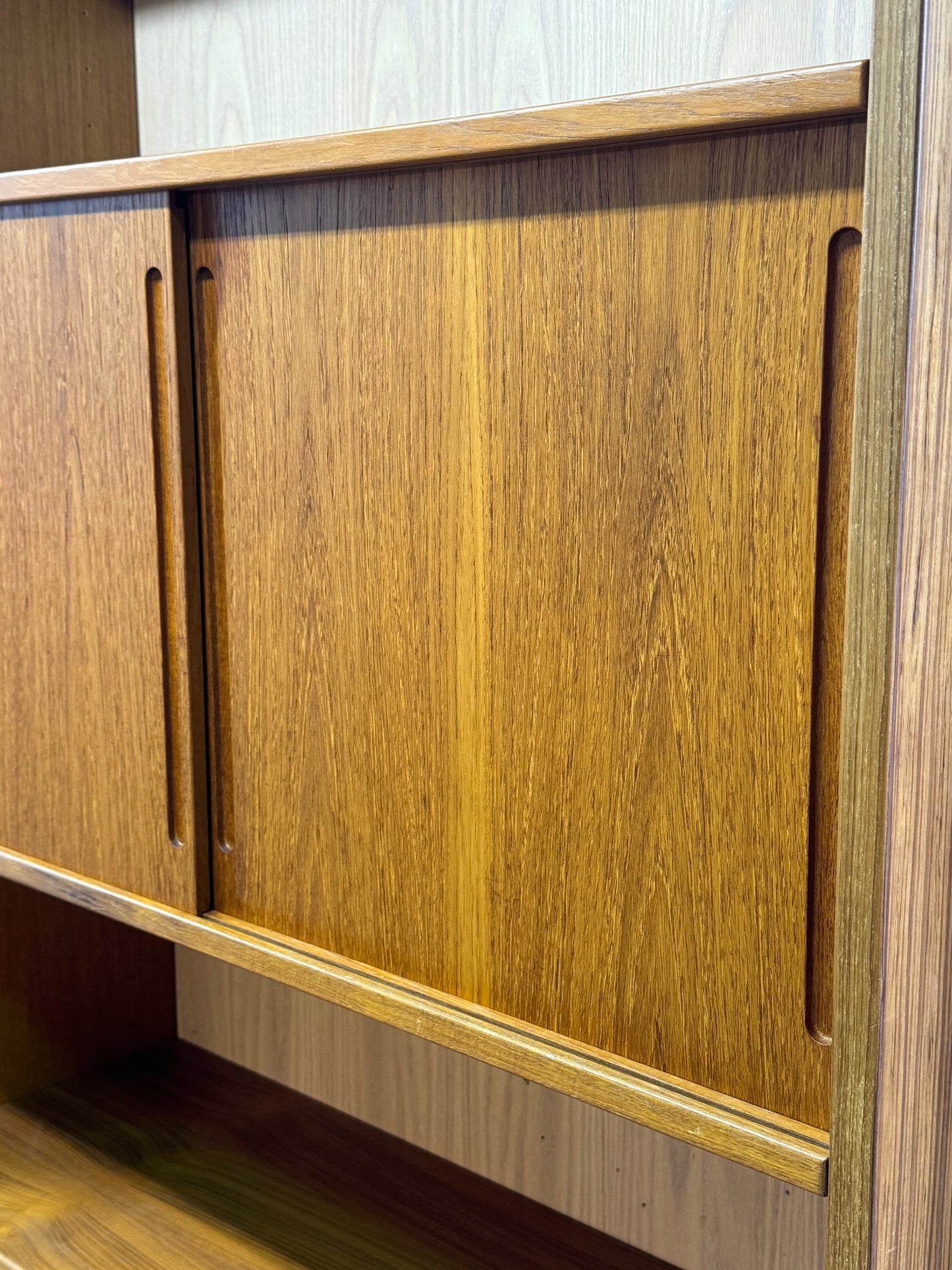 1960s RY Wall Unit by Hans J. Wegner for Ry Mobler in teak (2 modules)