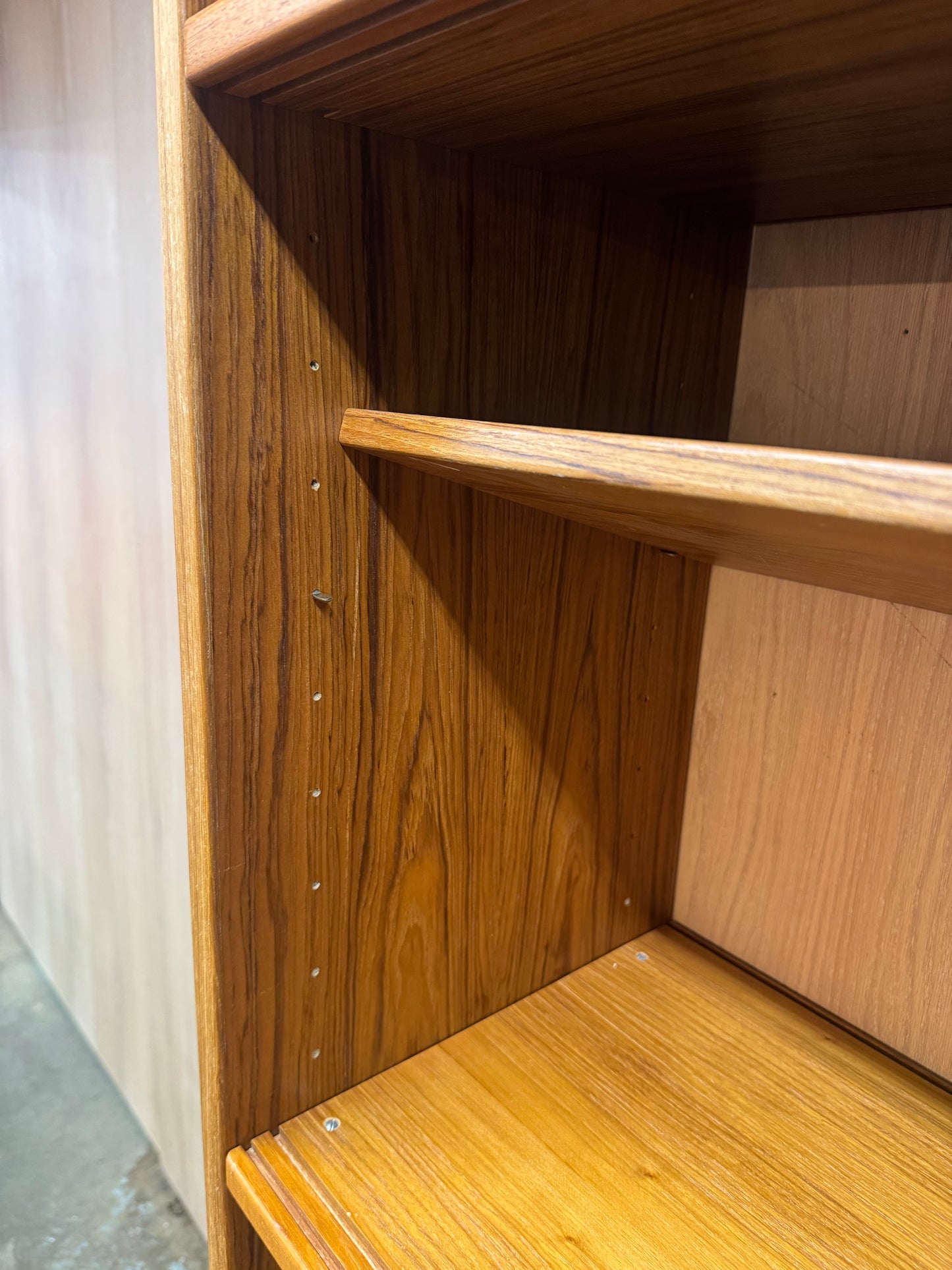 1960s RY Wall Unit by Hans J. Wegner for Ry Mobler in teak (2 modules)