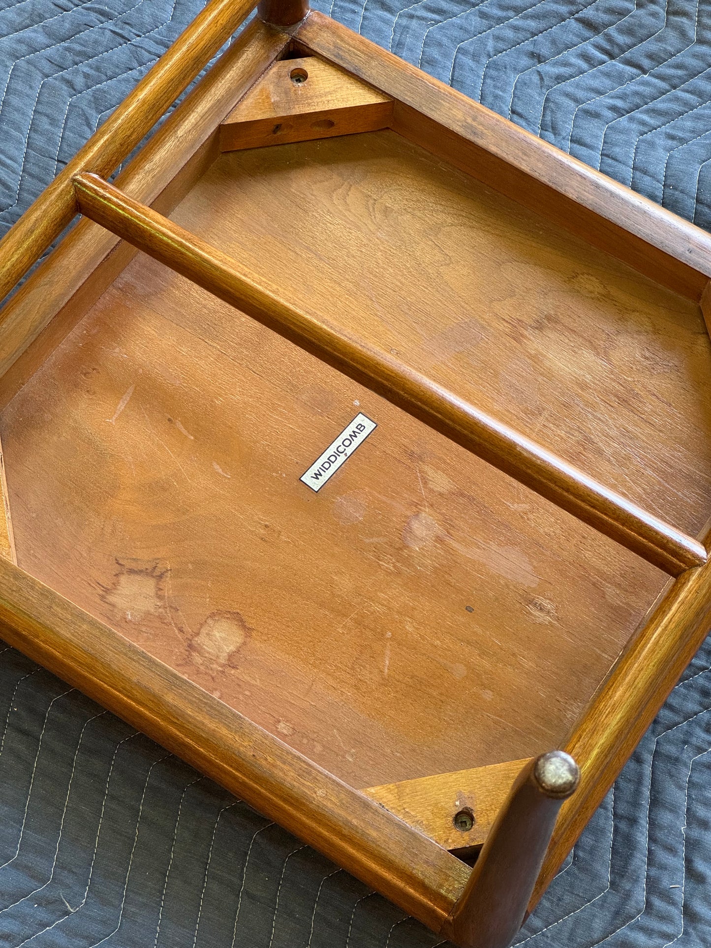 1950s Side Table Model 3361 by T. H. Robsjohn-Gibbings for Widdicomb in walnut