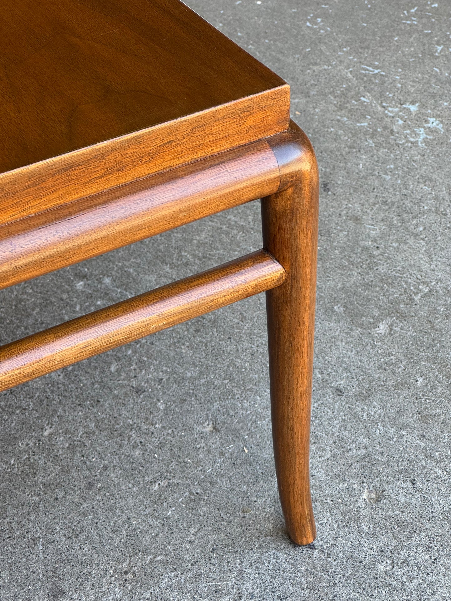 1950s Side Table Model 3361 by T. H. Robsjohn-Gibbings for Widdicomb in walnut