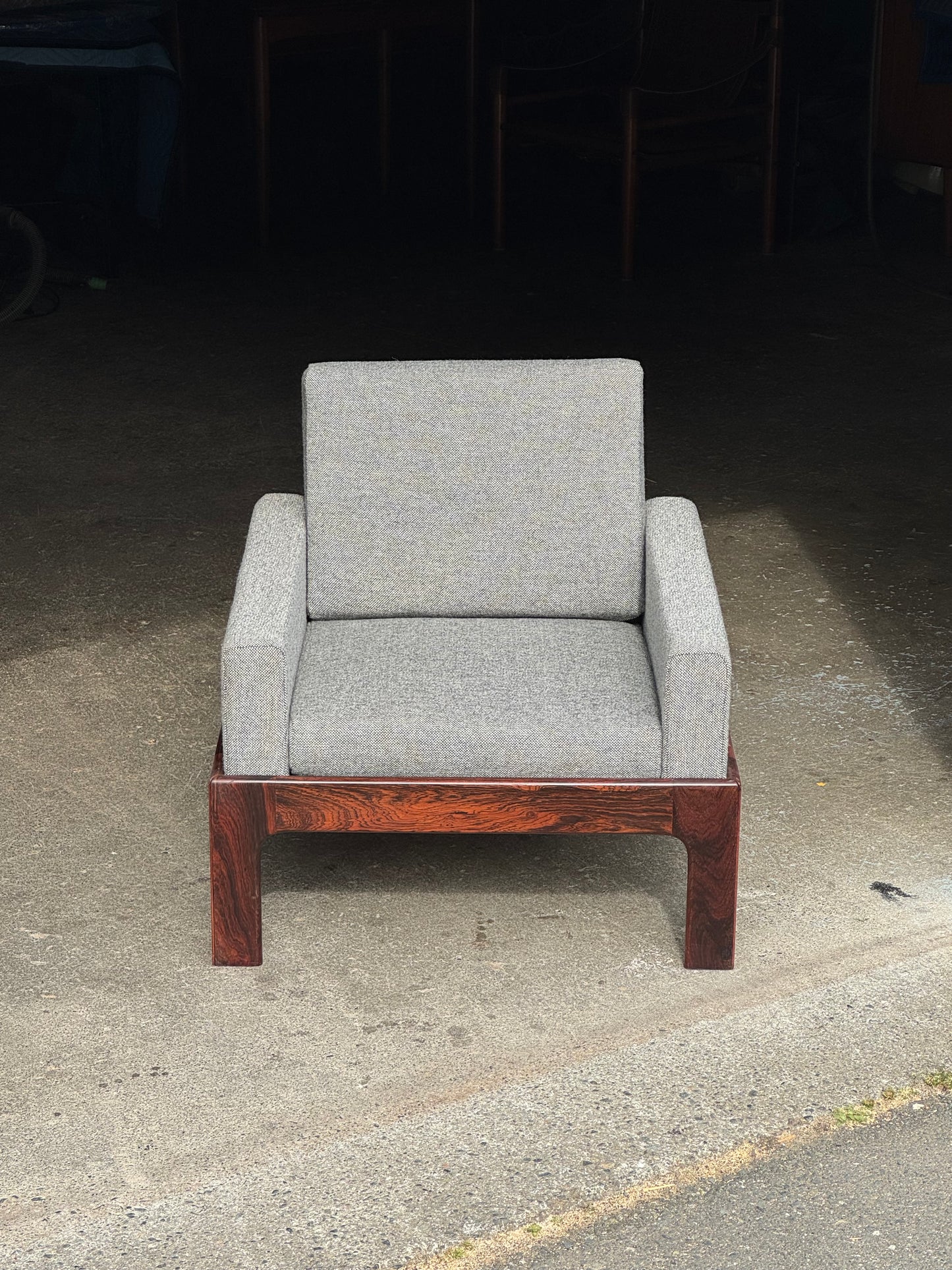 1960s Brazilian Rosewood Lounge Chair by Illum Wikkelso for N. Eilersen