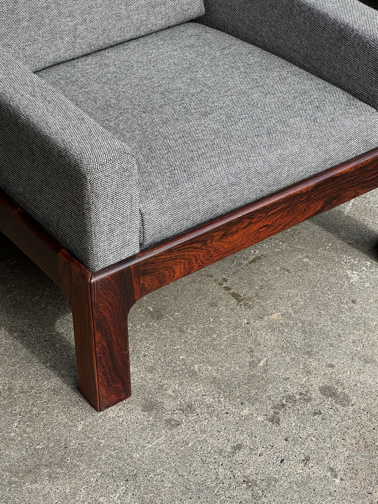1960s Brazilian Rosewood Lounge Chair by Illum Wikkelso for N. Eilersen