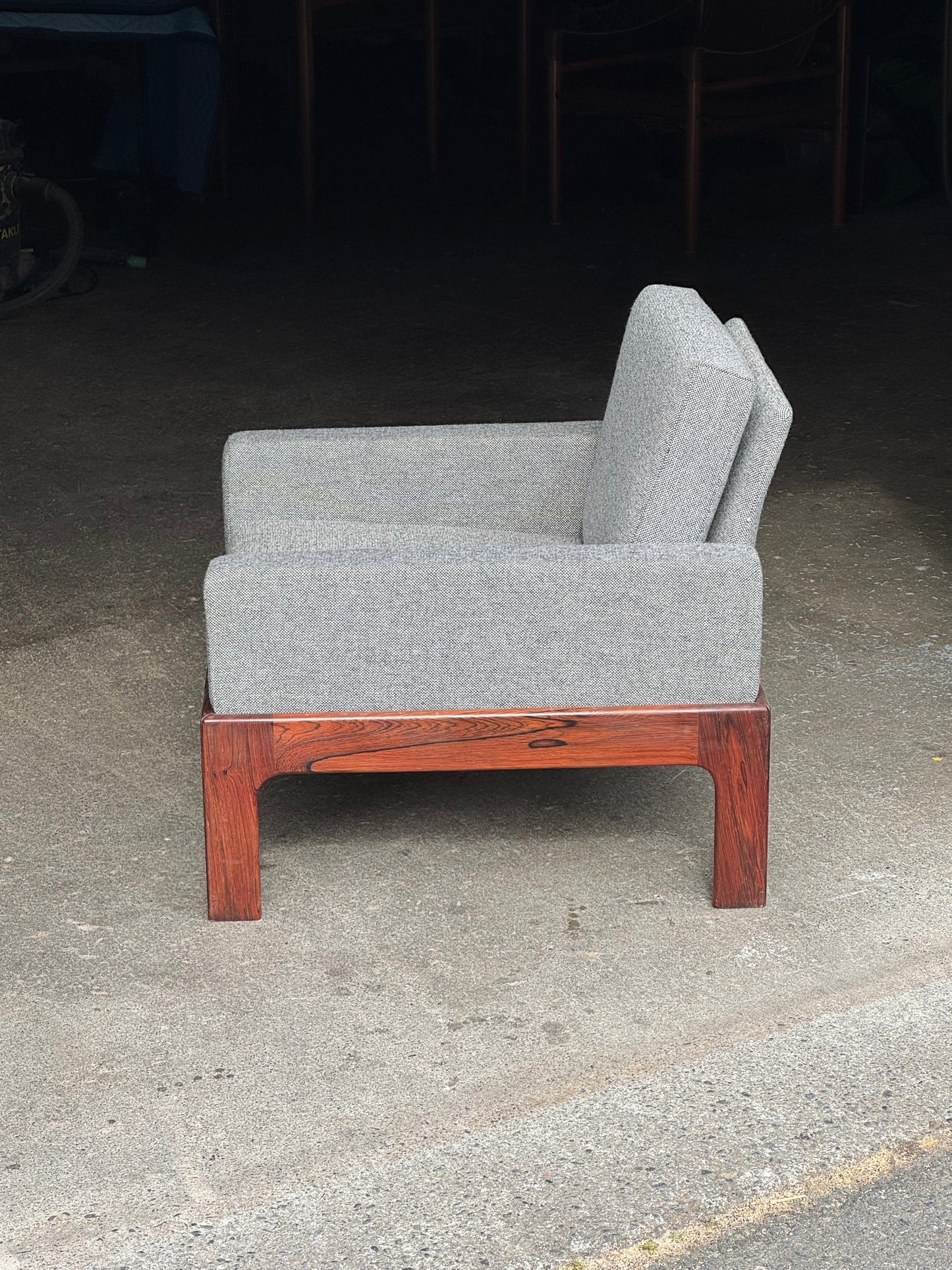 1960s Brazilian Rosewood Lounge Chair by Illum Wikkelso for N. Eilersen