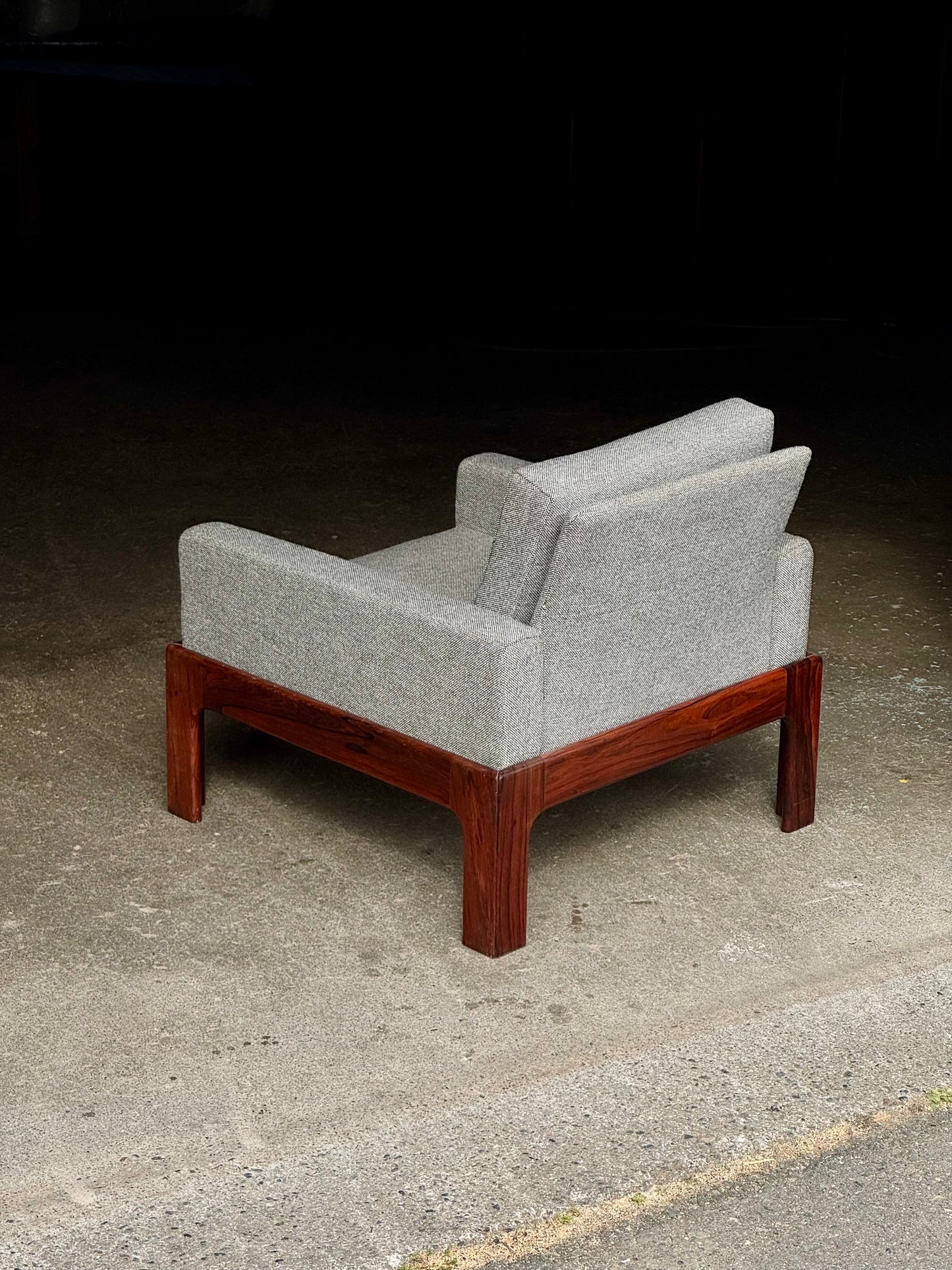 1960s Brazilian Rosewood Lounge Chair by Illum Wikkelso for N. Eilersen