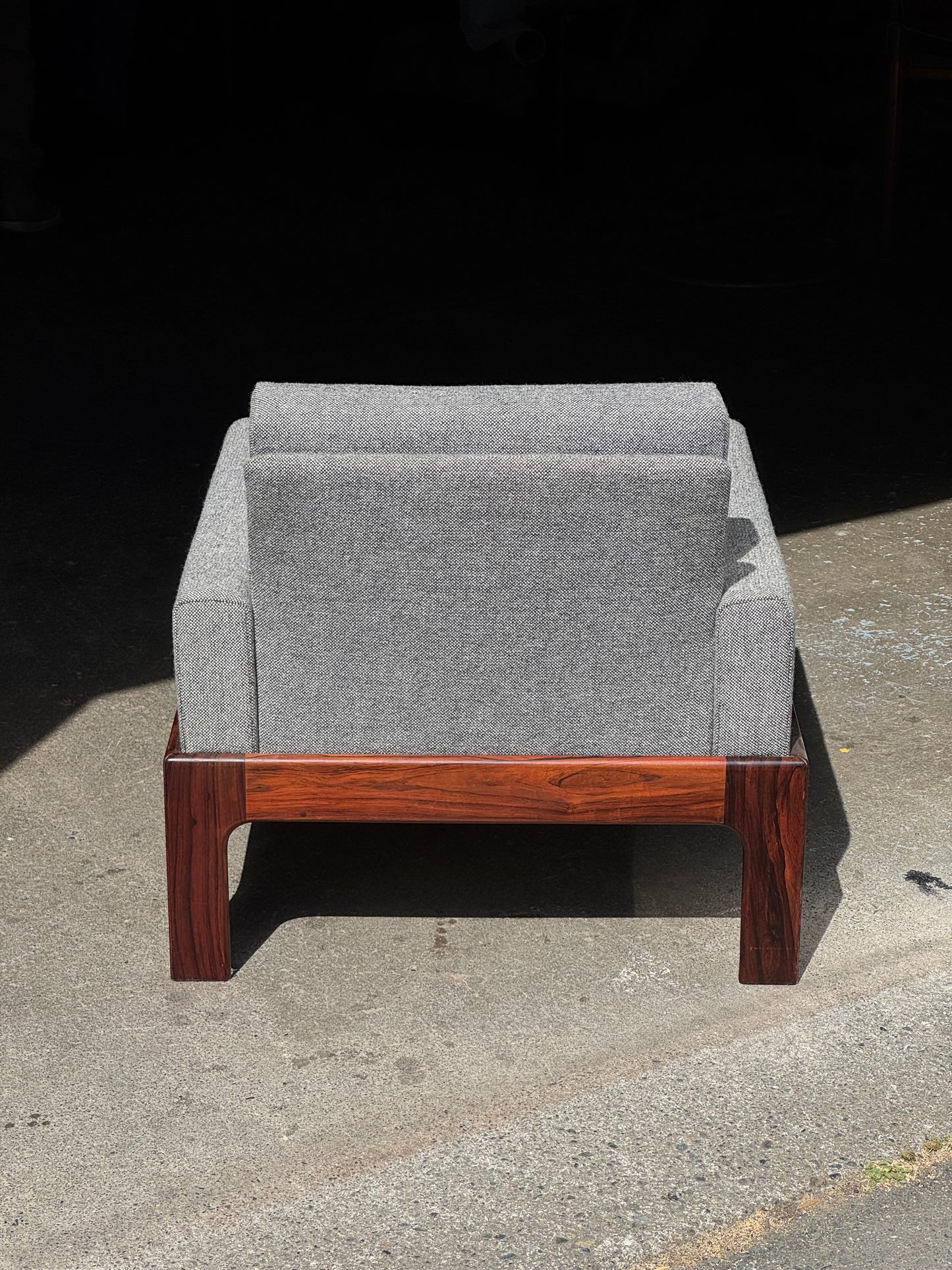 1960s Brazilian Rosewood Lounge Chair by Illum Wikkelso for N. Eilersen