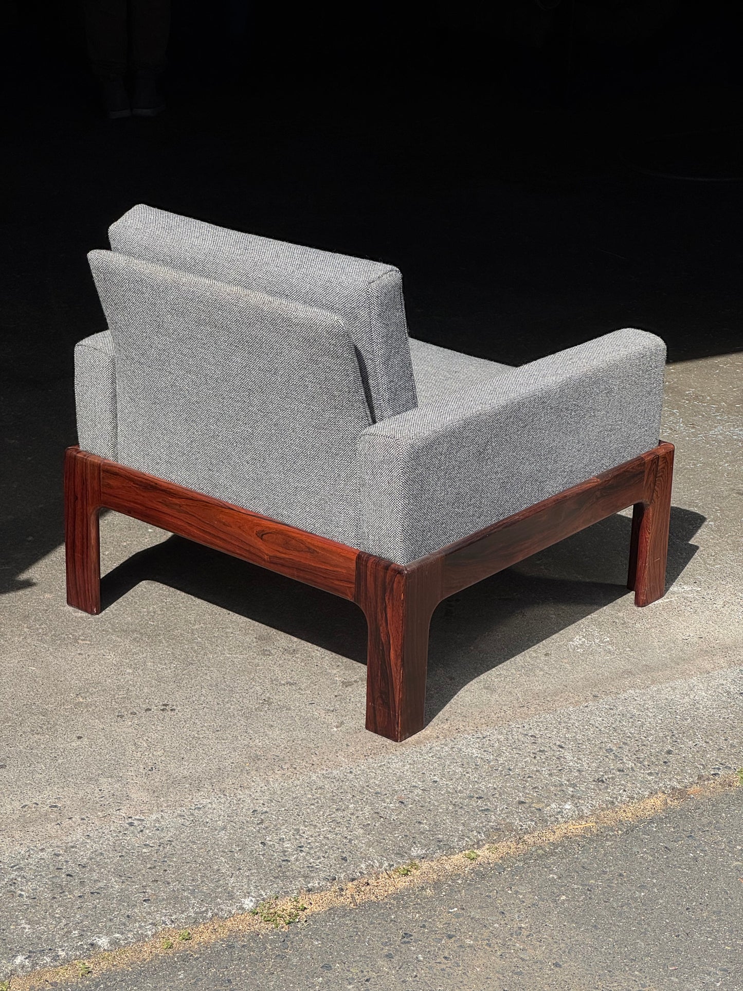 1960s Brazilian Rosewood Lounge Chair by Illum Wikkelso for N. Eilersen