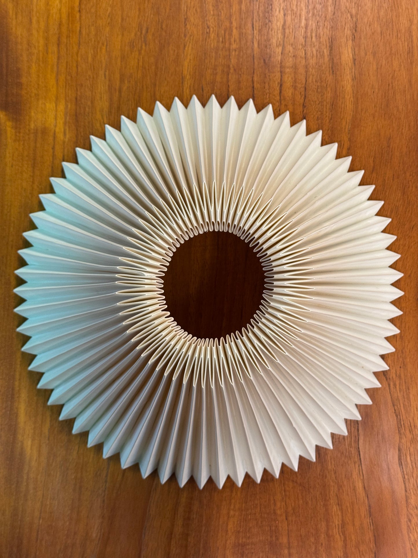 1960s Wall Lamp Model 332 334 by Le Klint in rosewood and pleated shade