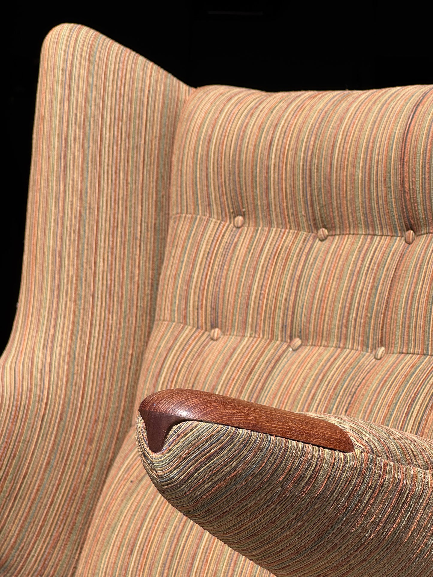 1960s AP19 "Papa Bear" Lounge Chair by Hans J. Wegner for A.P. Stolen in teak