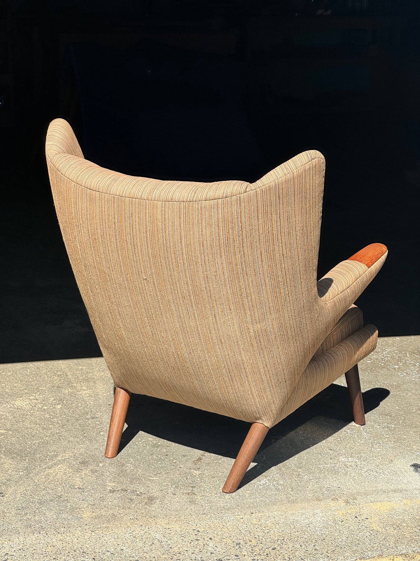 1960s AP19 "Papa Bear" Lounge Chair by Hans J. Wegner for A.P. Stolen in teak