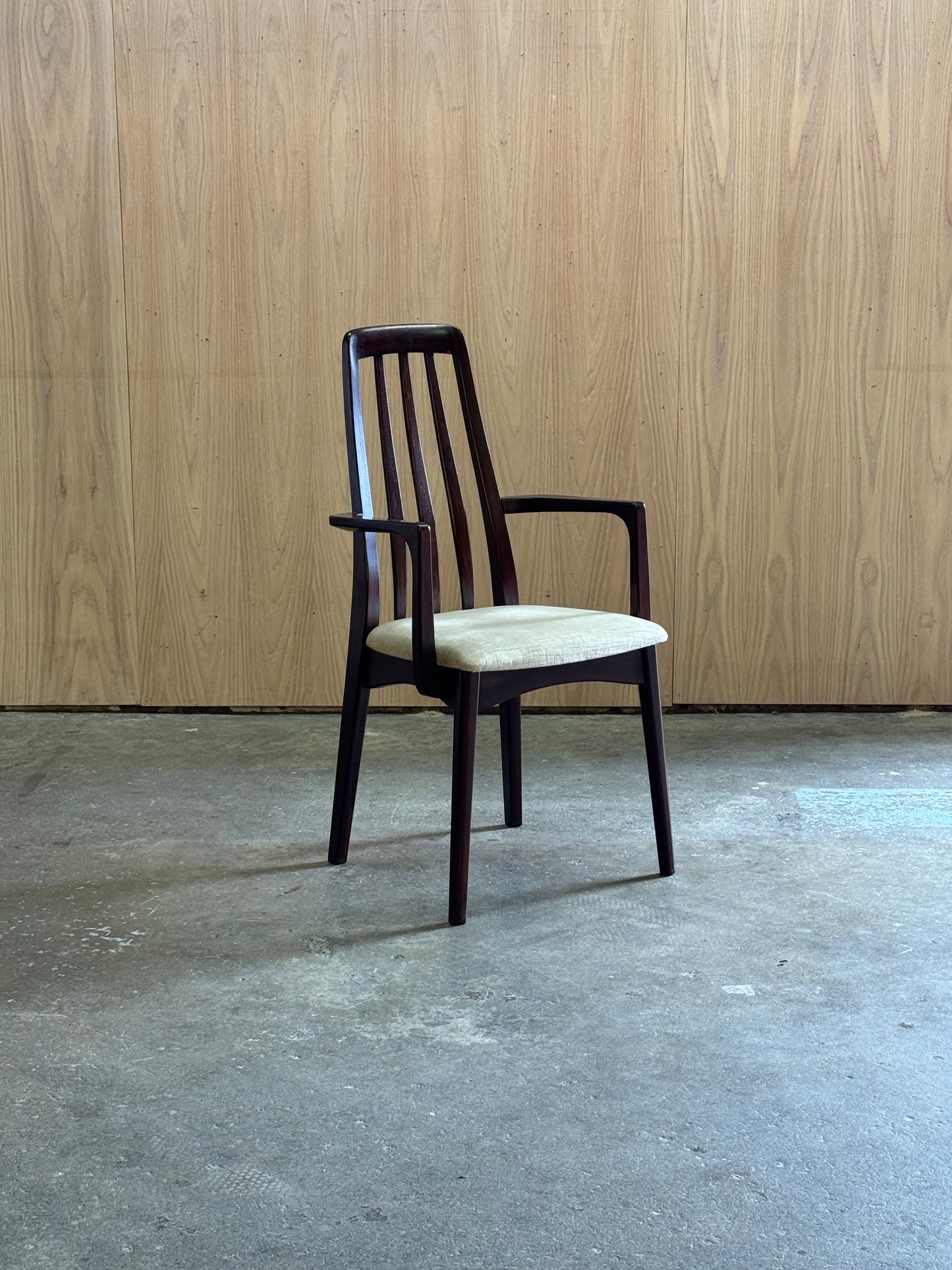 1960s Dining Chairs Set by Benny Linden in rosewood and original fabric
