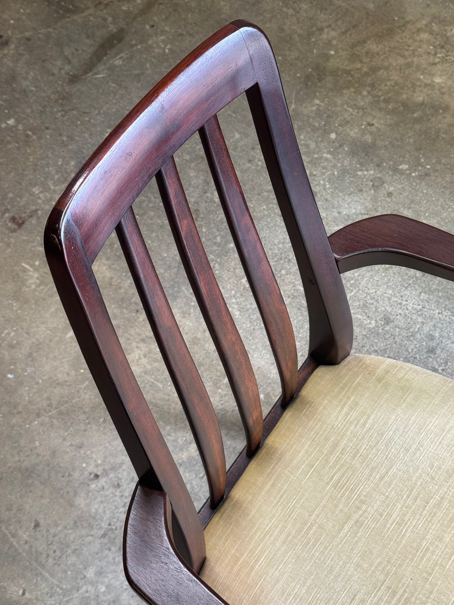 1960s Dining Chairs Set by Benny Linden in rosewood and original fabric