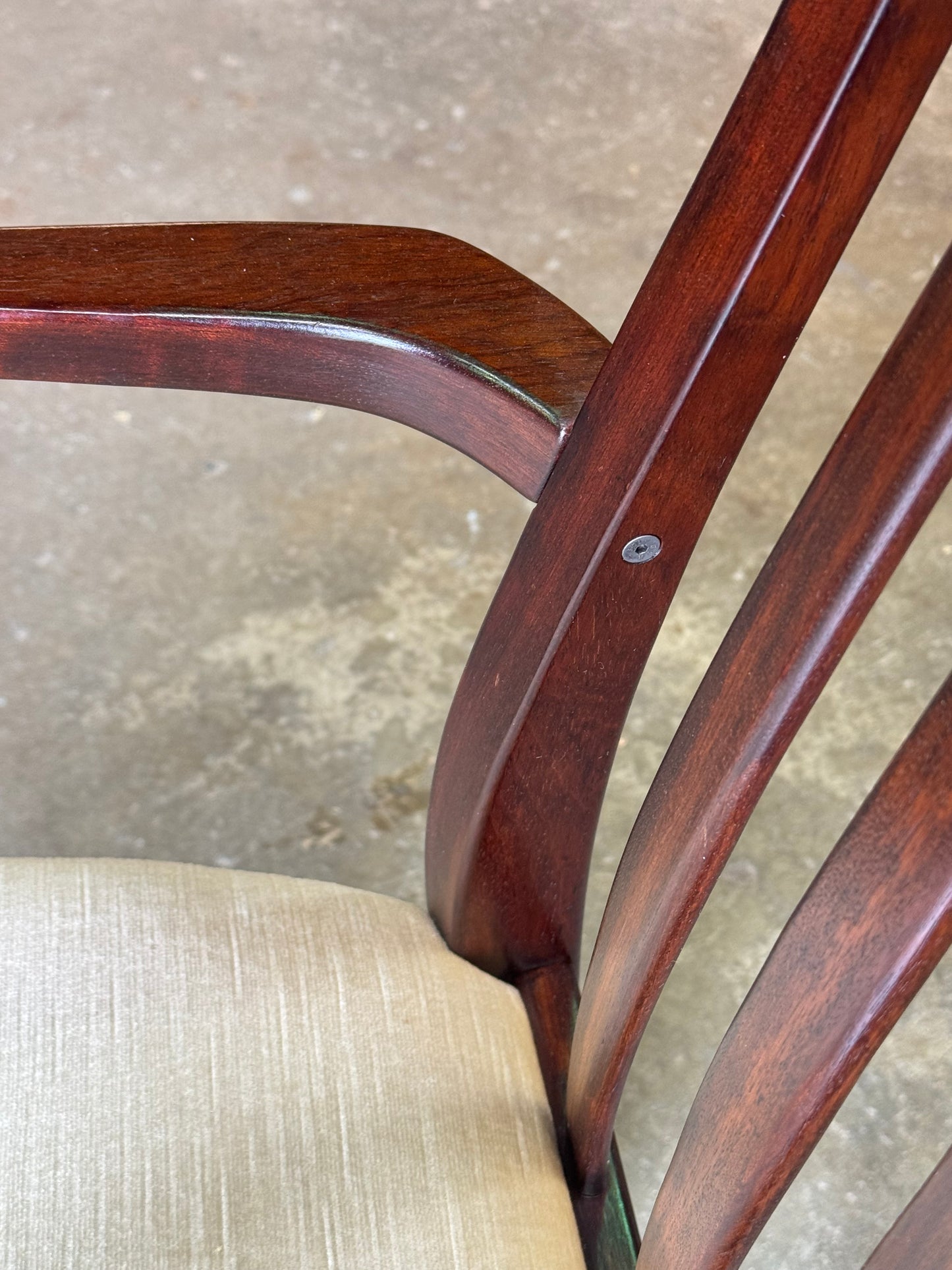 1960s Dining Chairs Set by Benny Linden in rosewood and original fabric