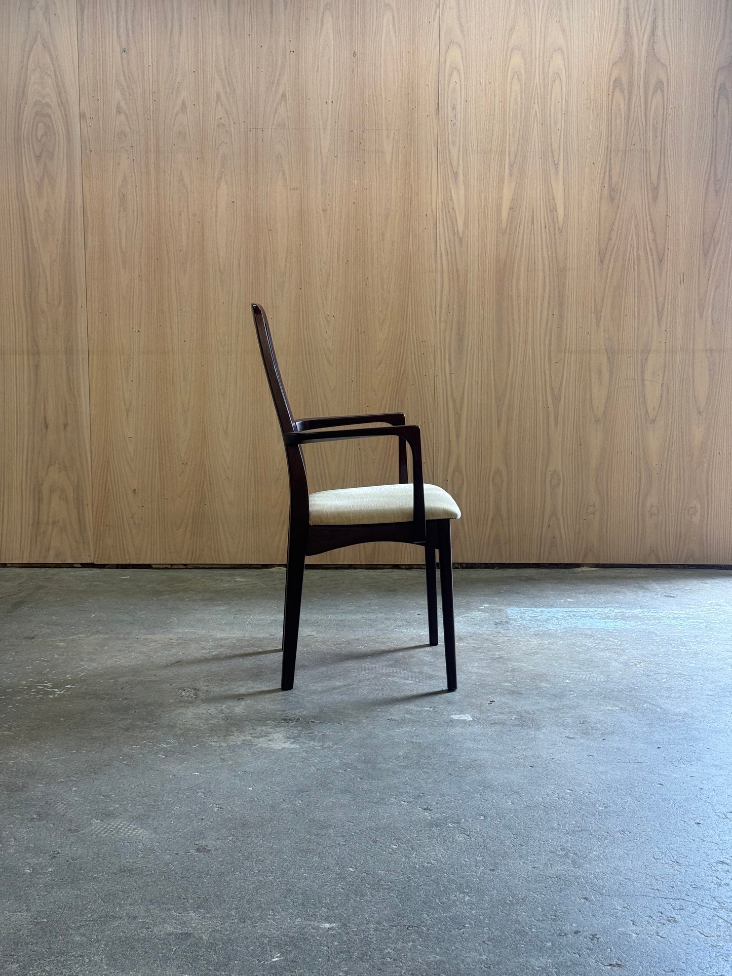 1960s Dining Chairs Set by Benny Linden in rosewood and original fabric