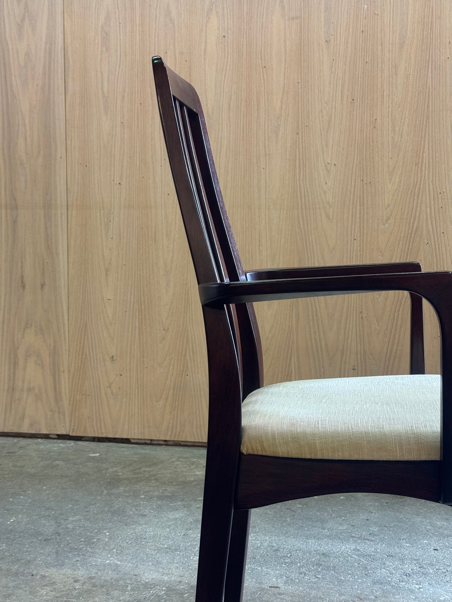 1960s Dining Chairs Set by Benny Linden in rosewood and original fabric