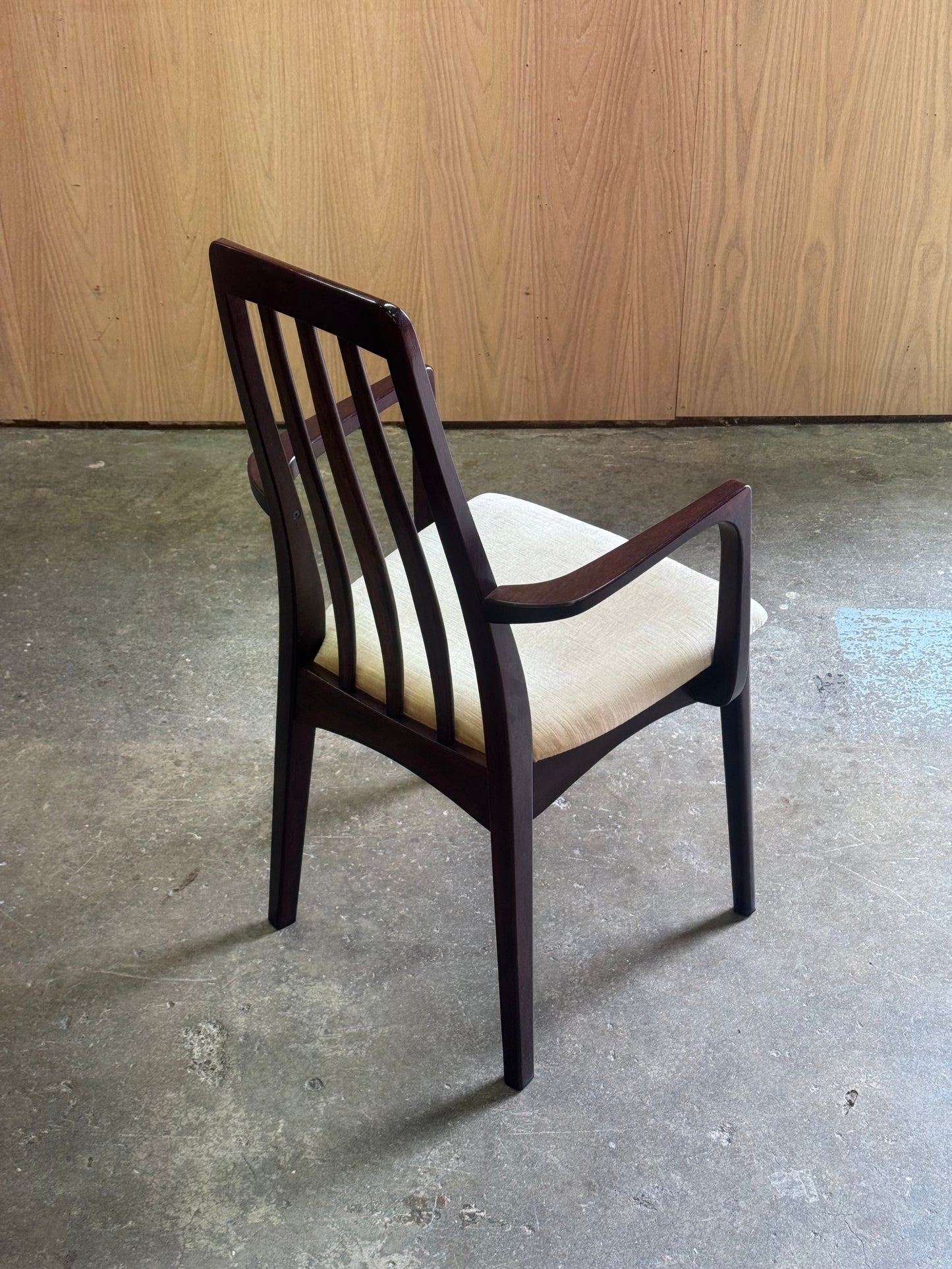 1960s Dining Chairs Set by Benny Linden in rosewood and original fabric