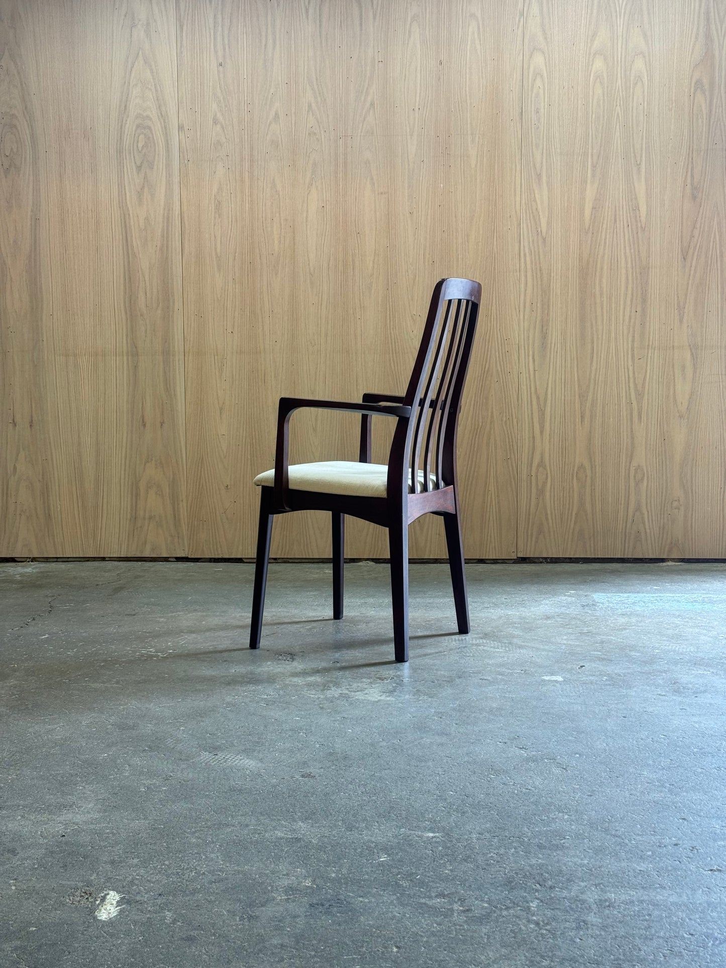 1960s Dining Chairs Set by Benny Linden in rosewood and original fabric