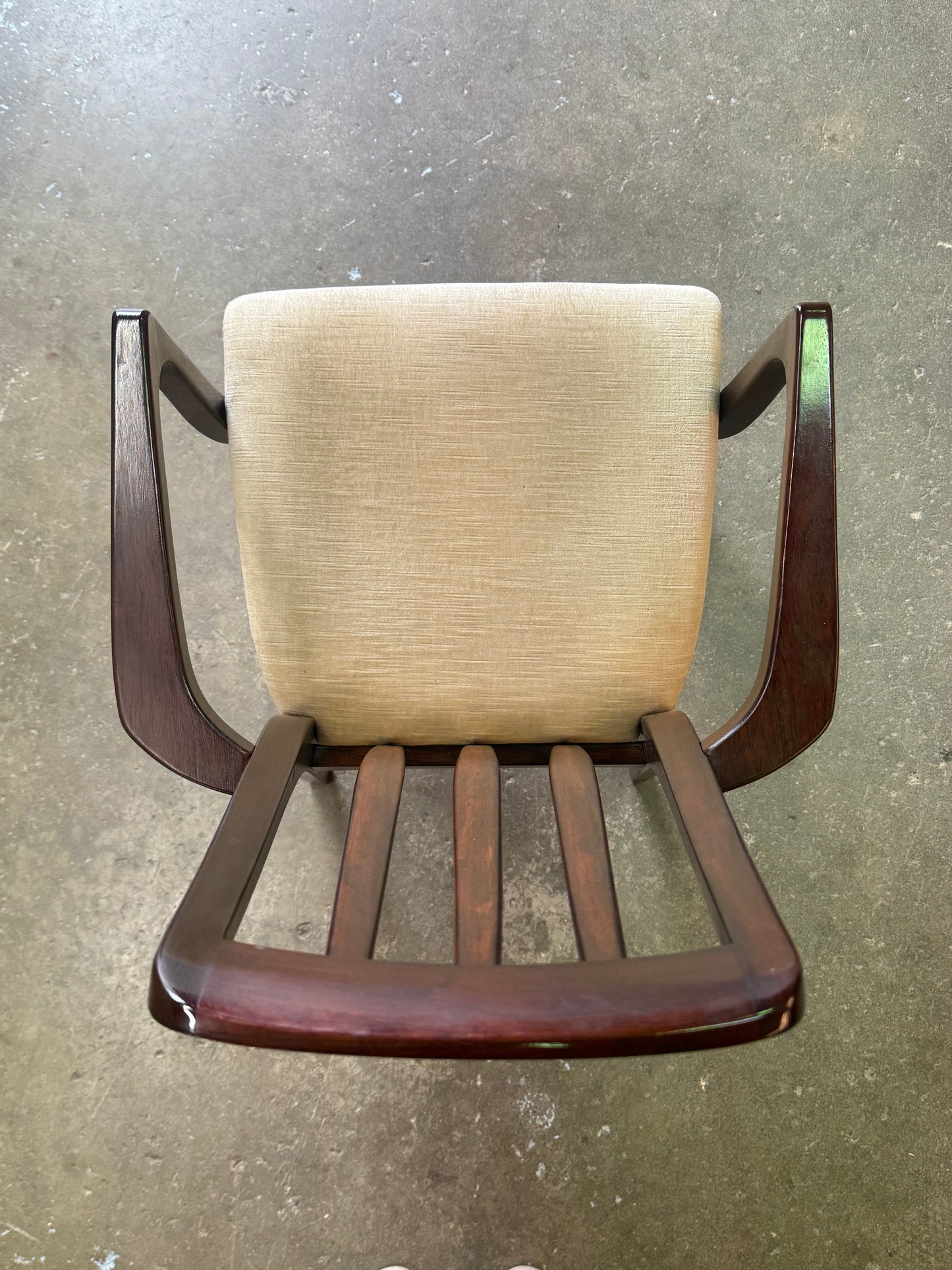 1960s Dining Chairs Set by Benny Linden in rosewood and original fabric