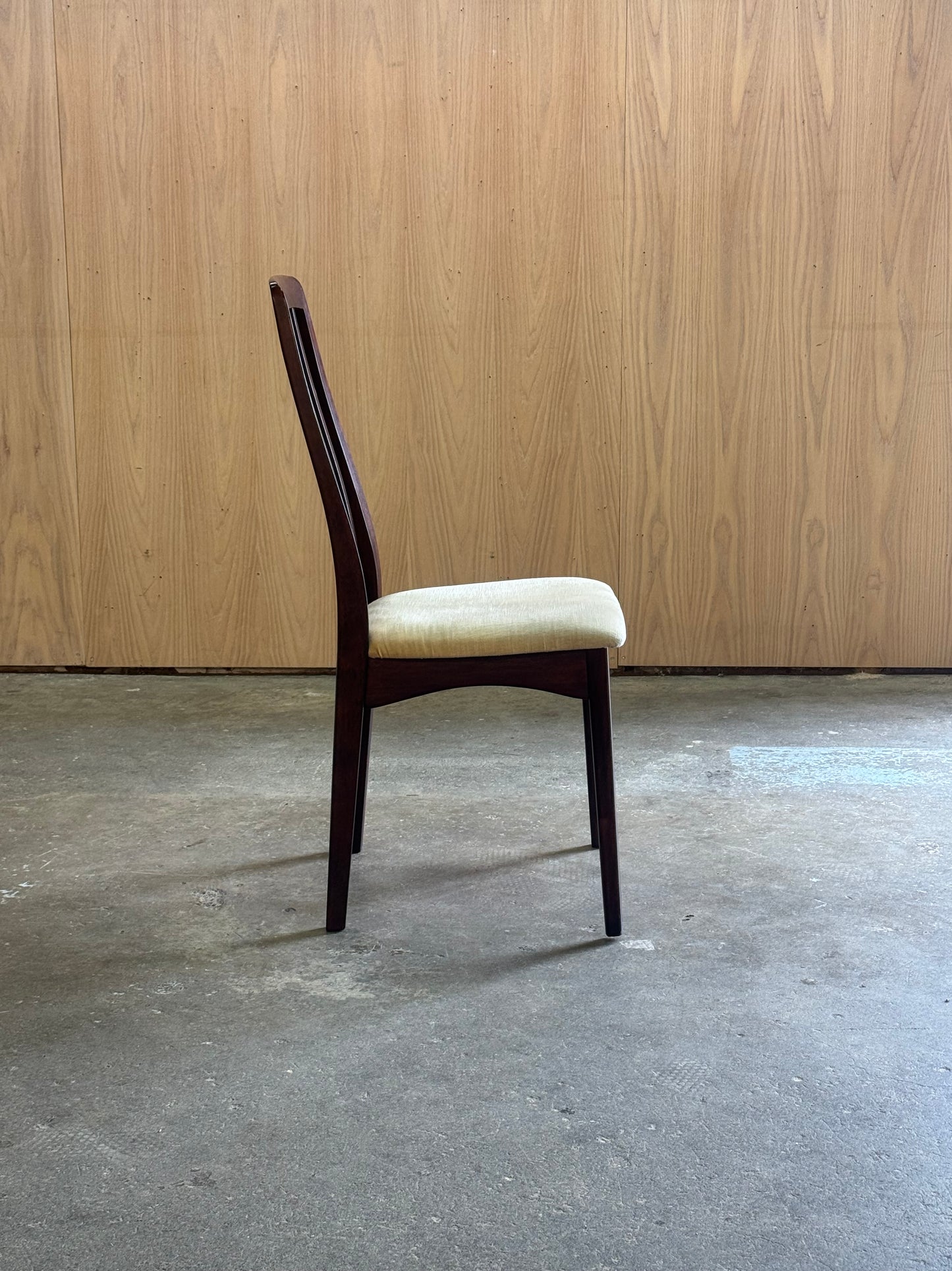 1960s Dining Chairs Set by Benny Linden in rosewood and original fabric