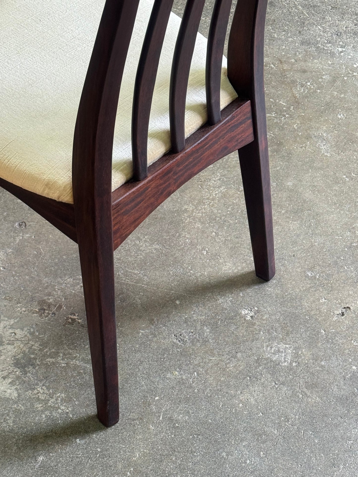 1960s Dining Chairs Set by Benny Linden in rosewood and original fabric
