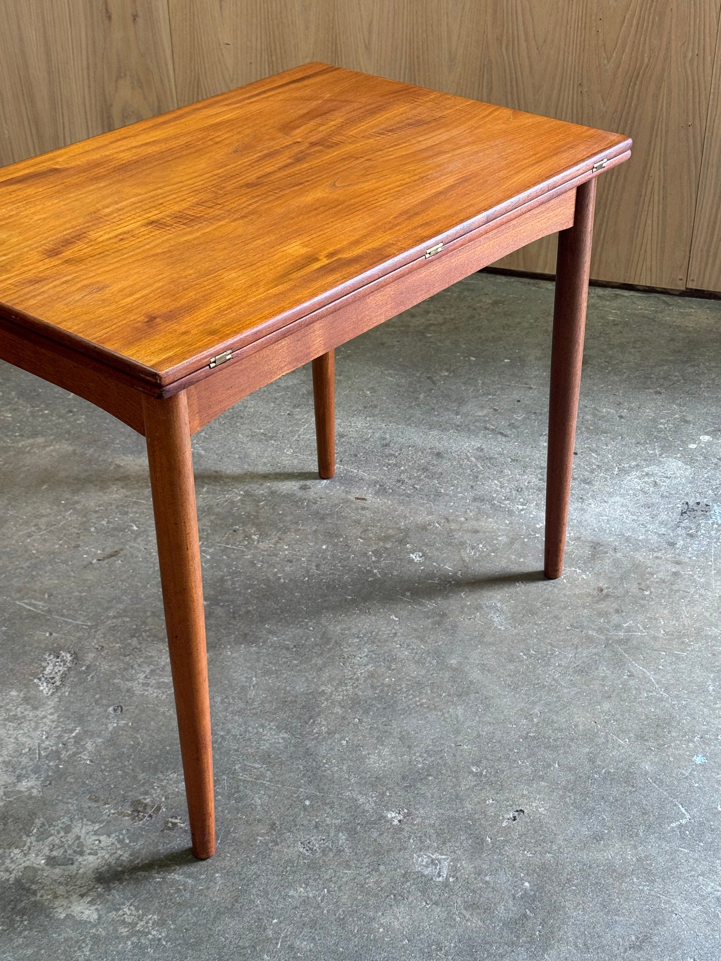 1950s Flip Top Dining Table by Borge Mogensen for Soborg Mobelfabrik in teak