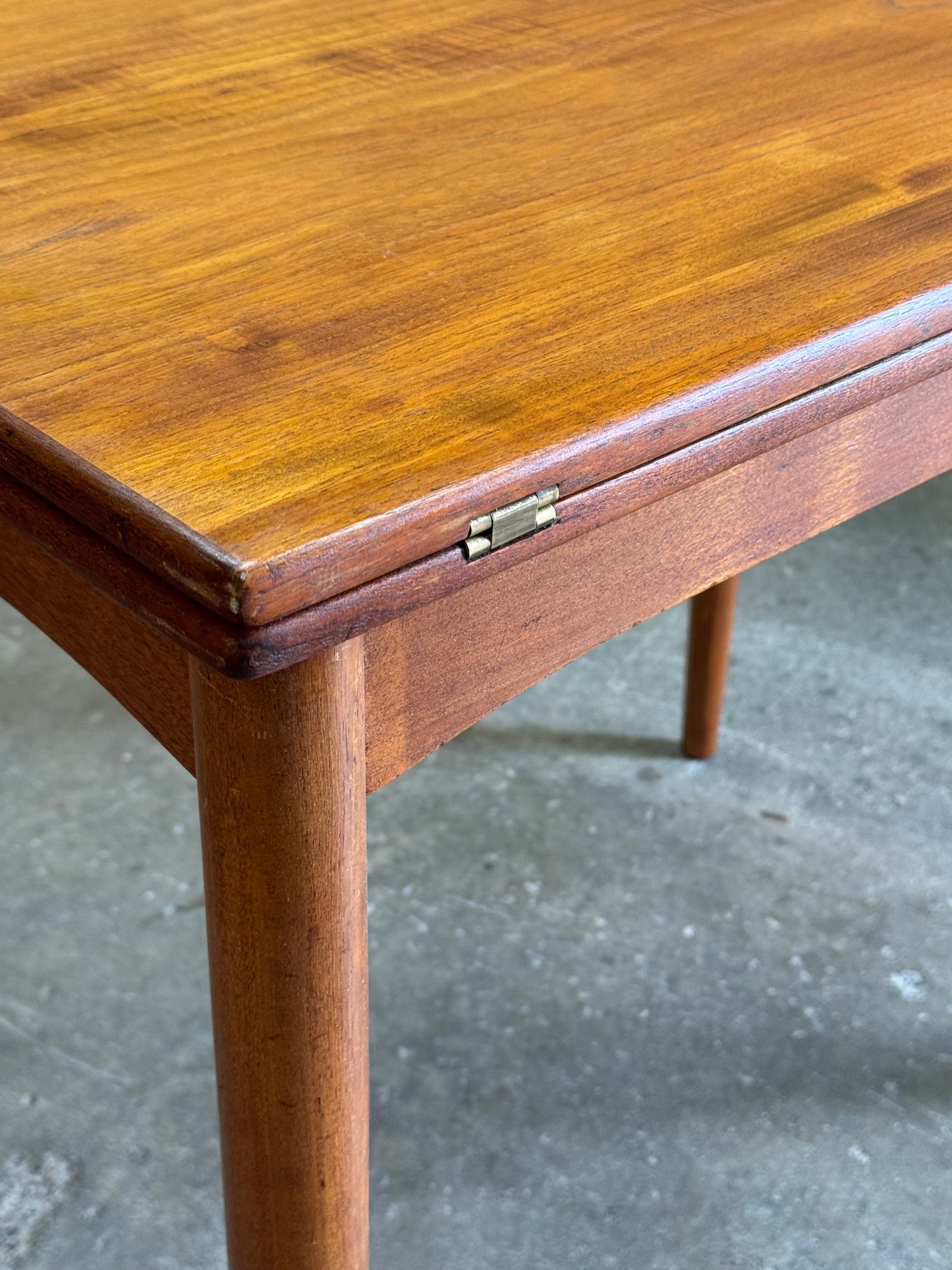 1950s Flip Top Dining Table by Borge Mogensen for Soborg Mobelfabrik in teak