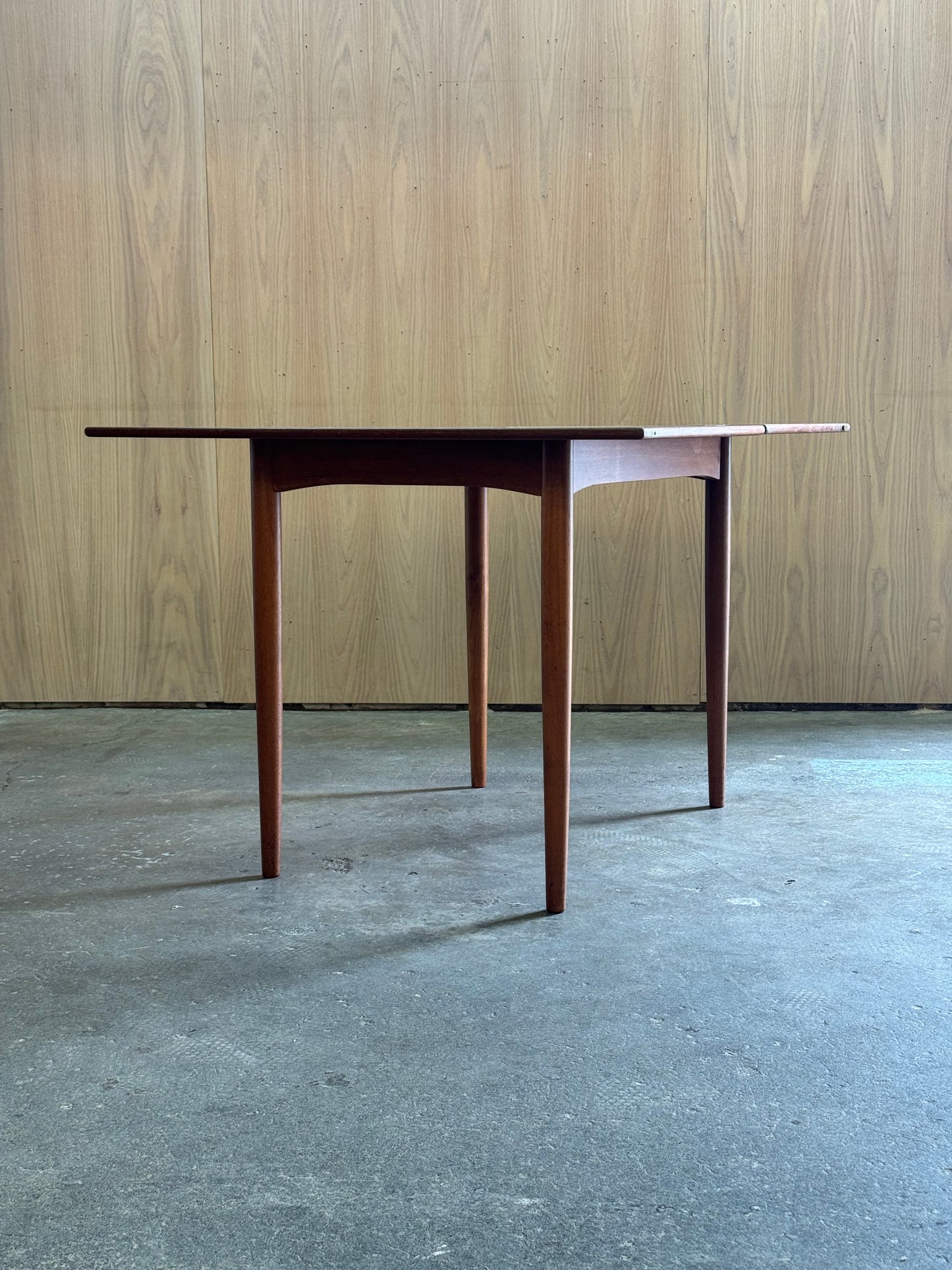 1950s Flip Top Dining Table by Borge Mogensen for Soborg Mobelfabrik in teak