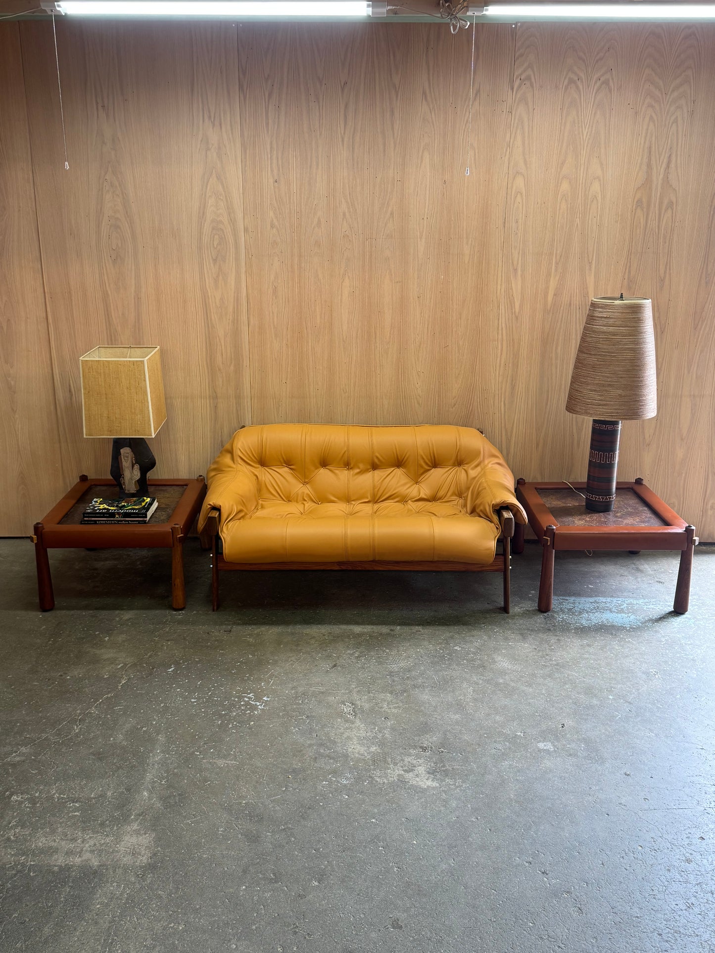 1960s Large Table Lamp by Lotte and Gunnar Bostlund in Hand-painted ceramic