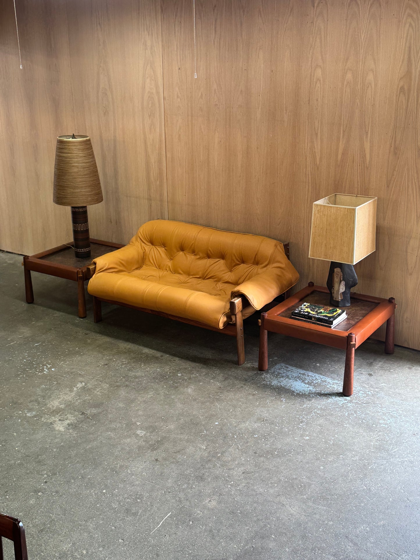 1960s Large Table Lamp by Lotte and Gunnar Bostlund in Hand-painted ceramic