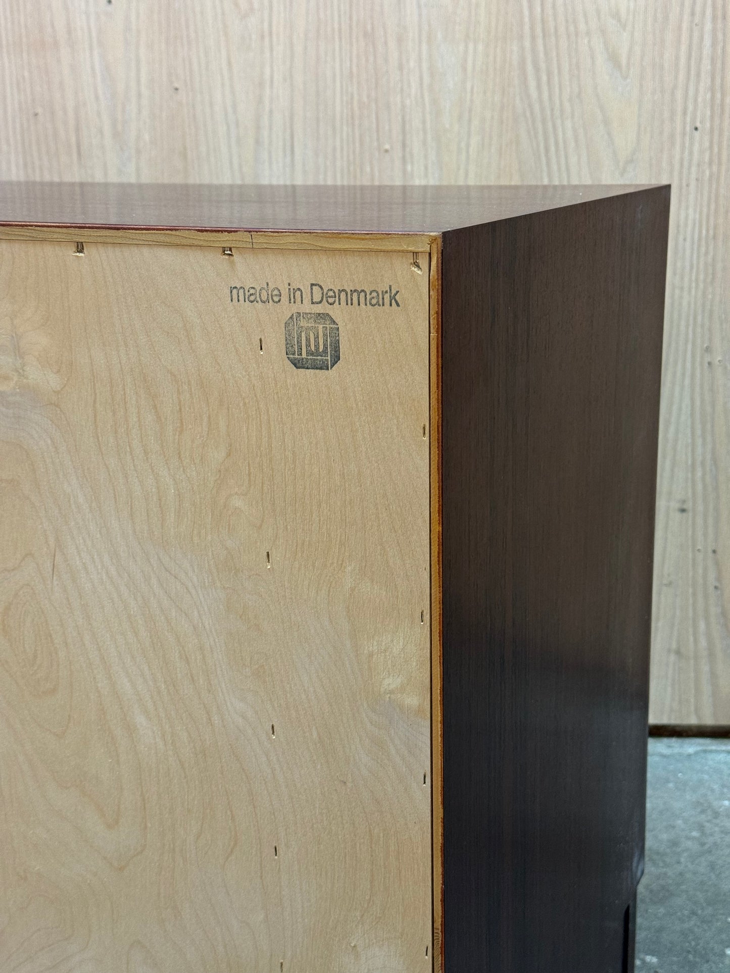 1960s Tambour door Cabinet by Poul Hundevad for Hundevad and Co in rosewood