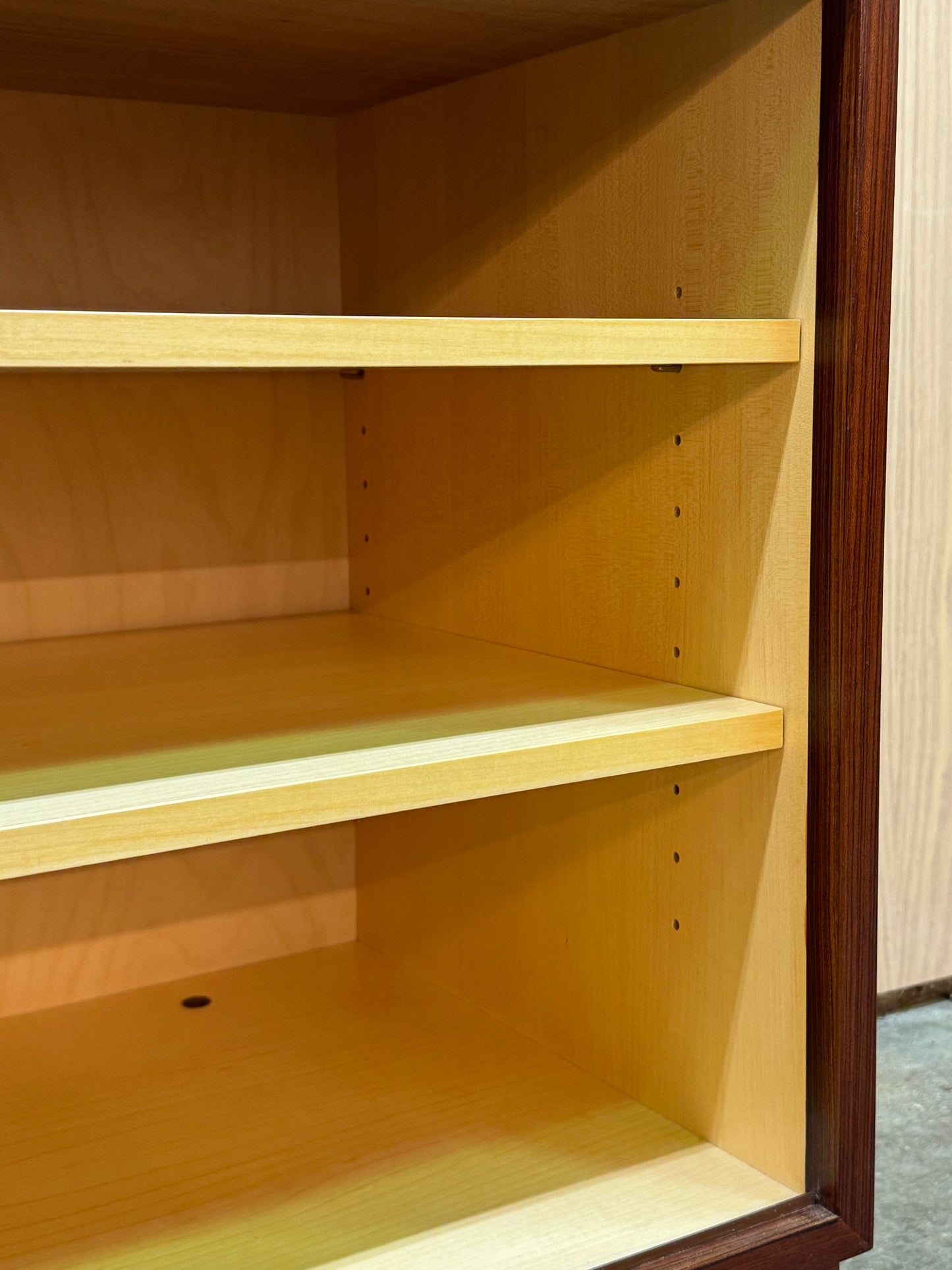 1960s Tambour door Cabinet by Poul Hundevad for Hundevad and Co in rosewood