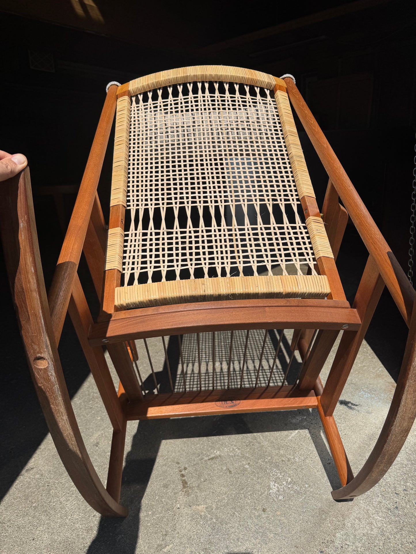 1950s Model 532-A Rocking Chair by Hans Olsen for Juul Kristensen
