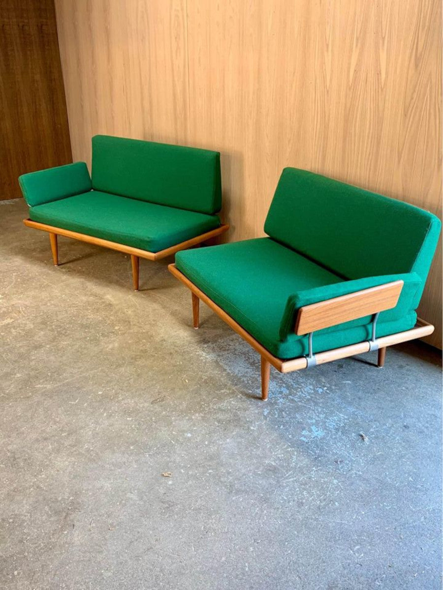 1960s Danish Teak Sofa Group by Peter Hvidt