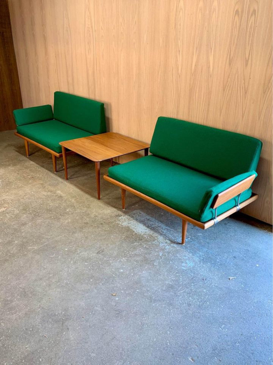 1960s Danish Teak Sofa Group by Peter Hvidt